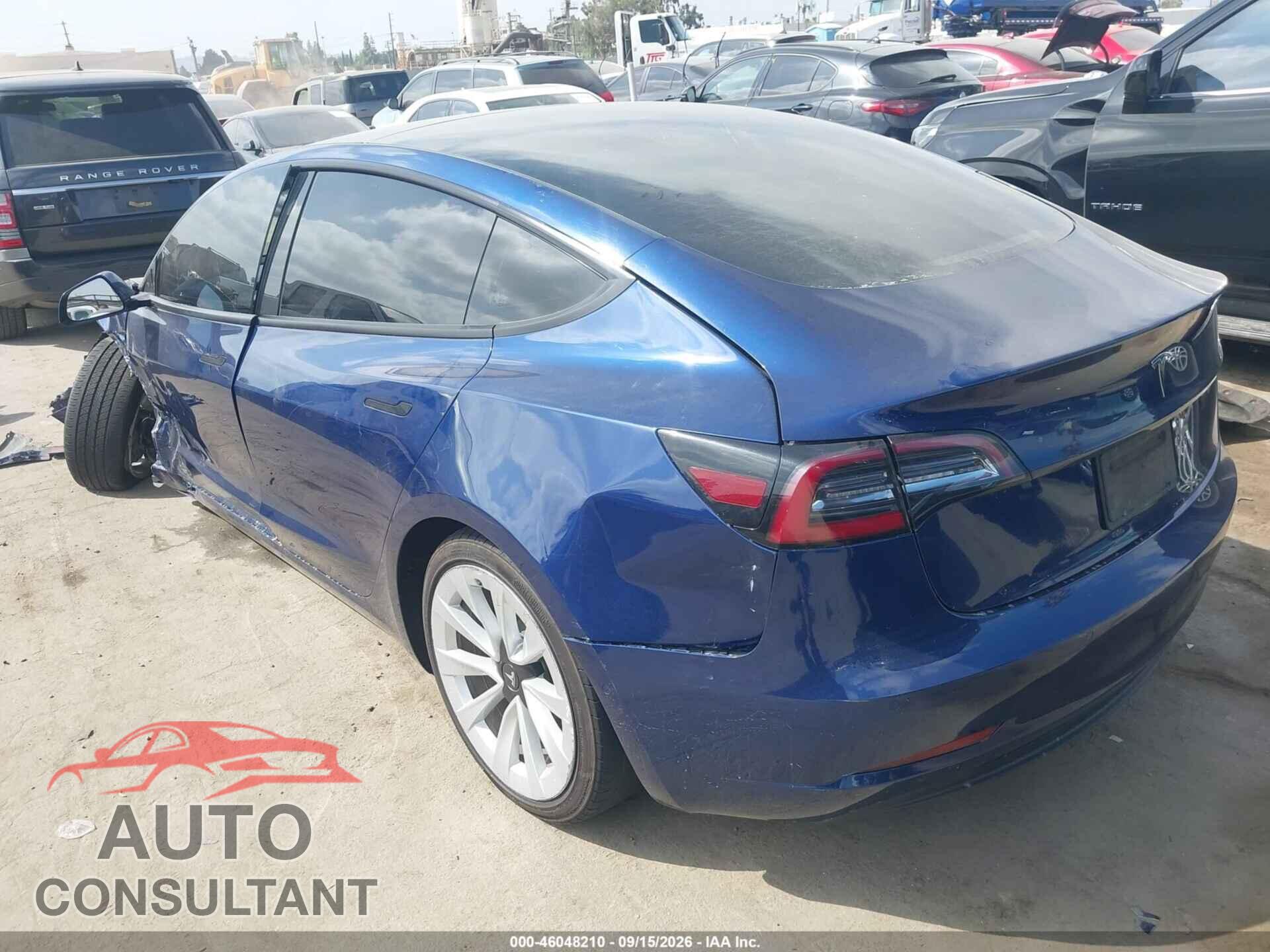 TESLA MODEL 3 2022 - 5YJ3E1EA6NF143808