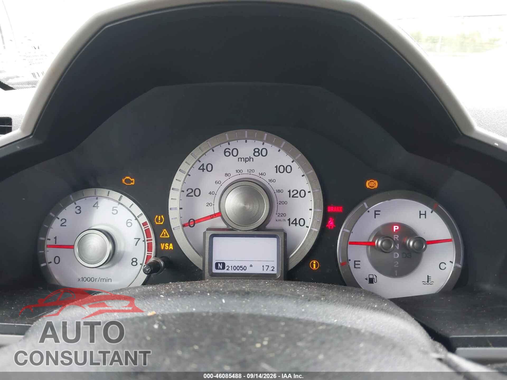 HONDA PILOT 2011 - 5FNYF4H98BB074640