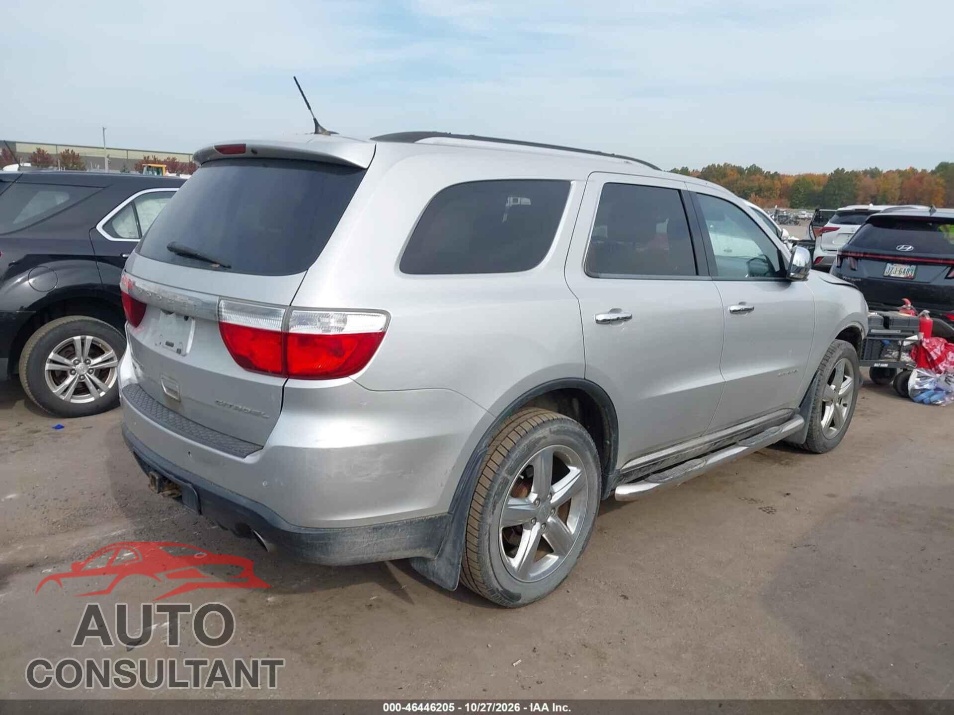 DODGE DURANGO 2012 - 1C4RDJEG7CC301570