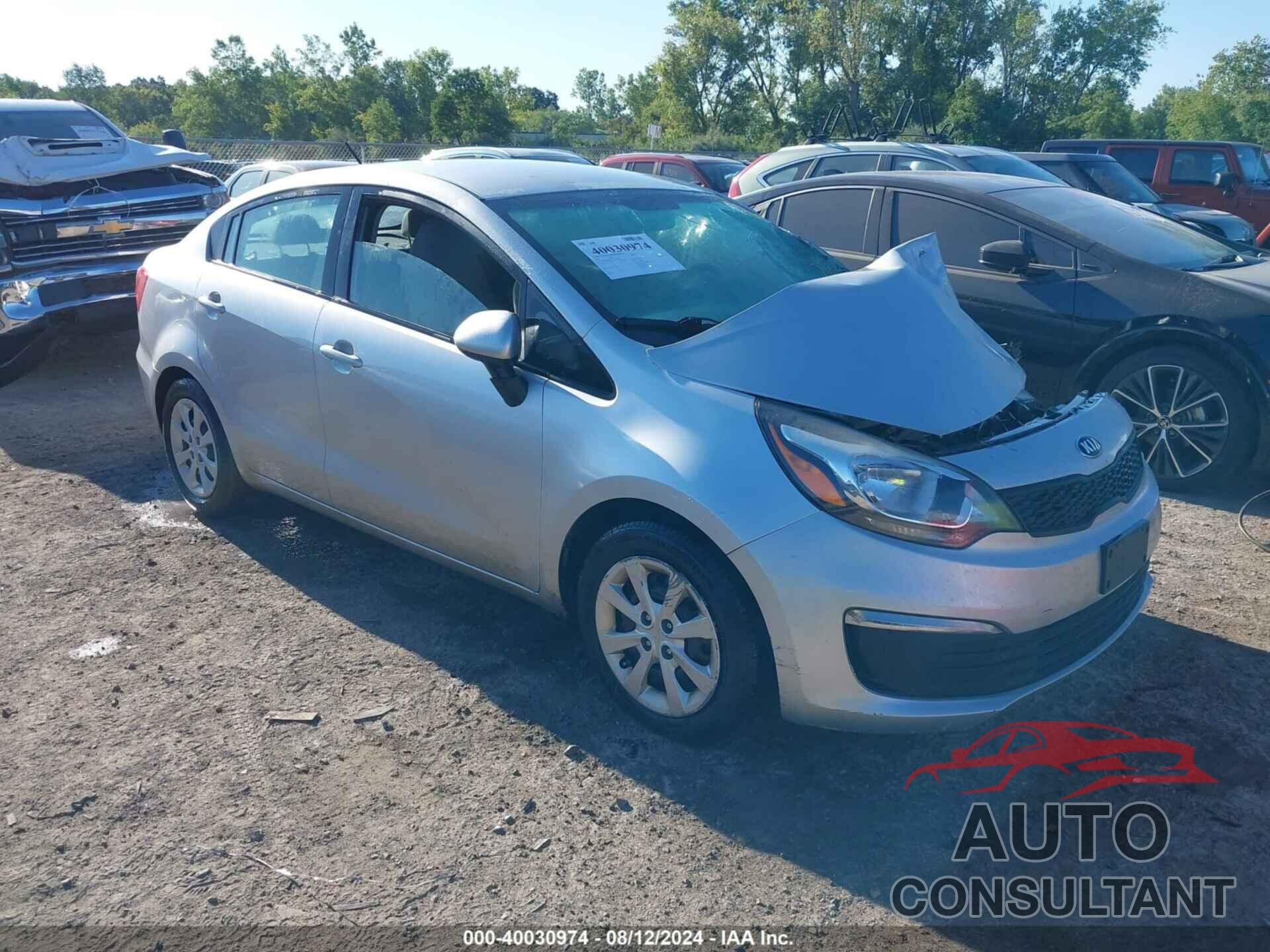 KIA RIO 2016 - KNADM4A36G6696289