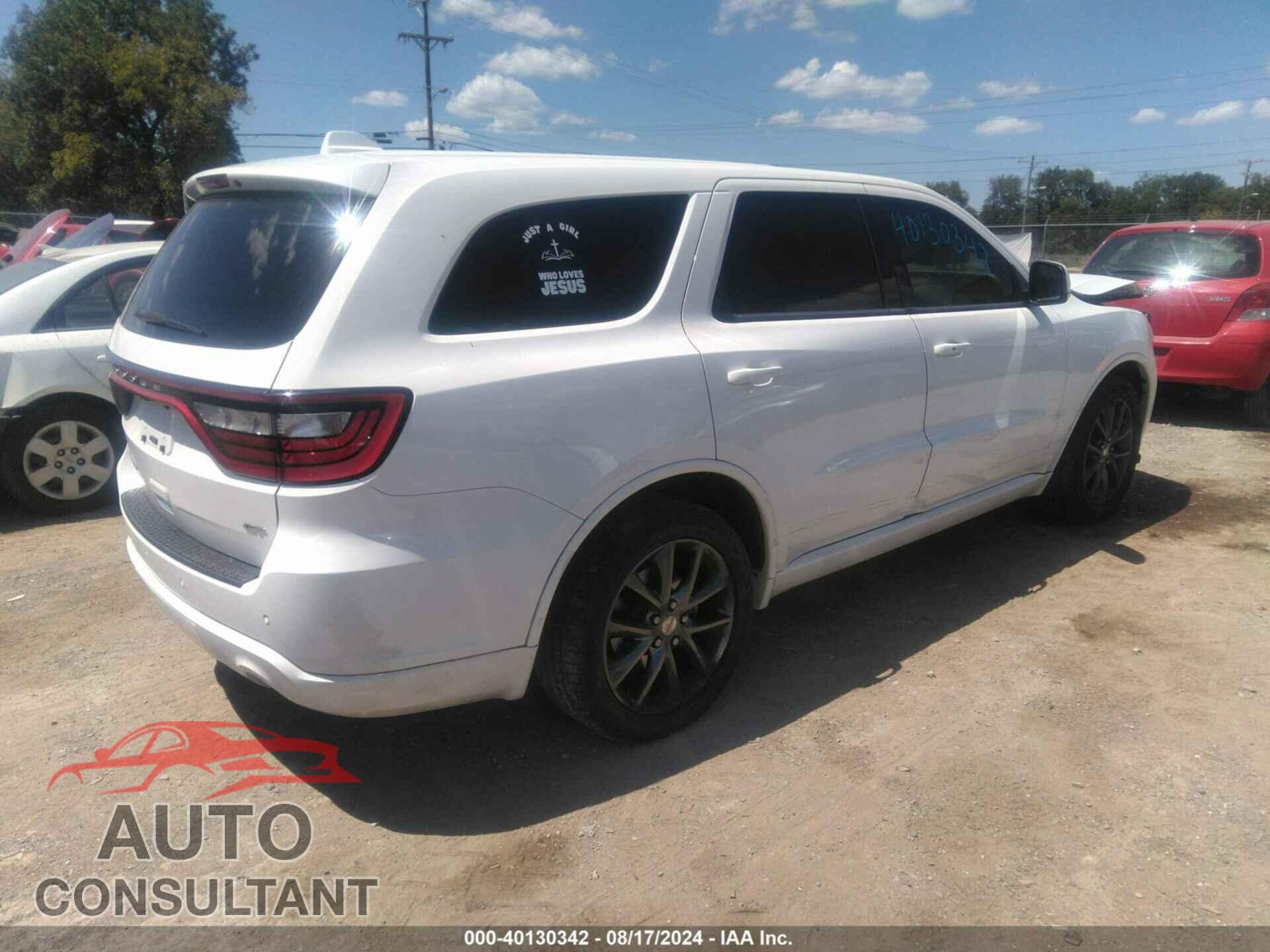 DODGE DURANGO 2017 - 1C4RDHDG3HC643115