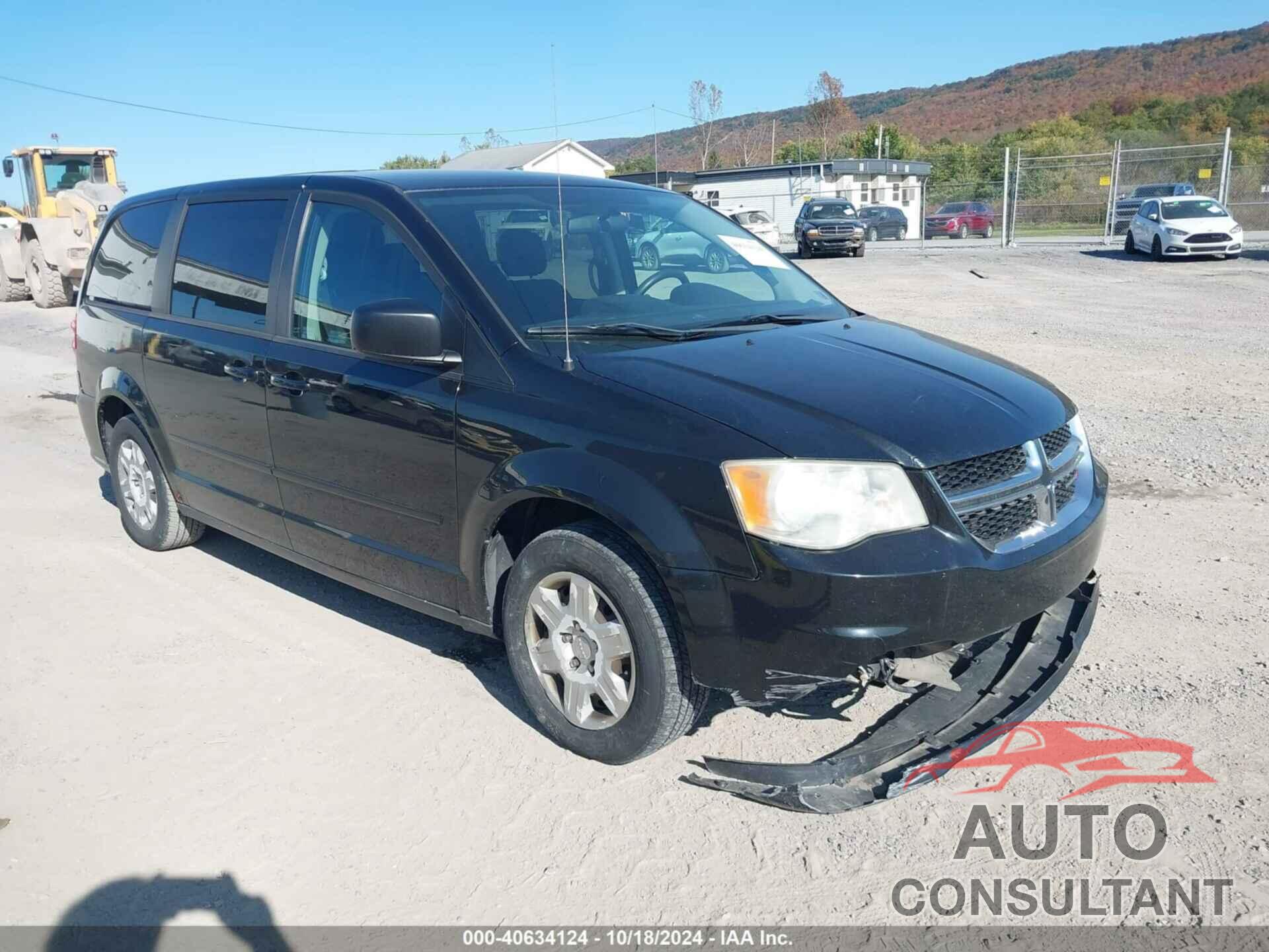 DODGE GRAND CARAVAN 2012 - 2C4RDGBG0CR310996