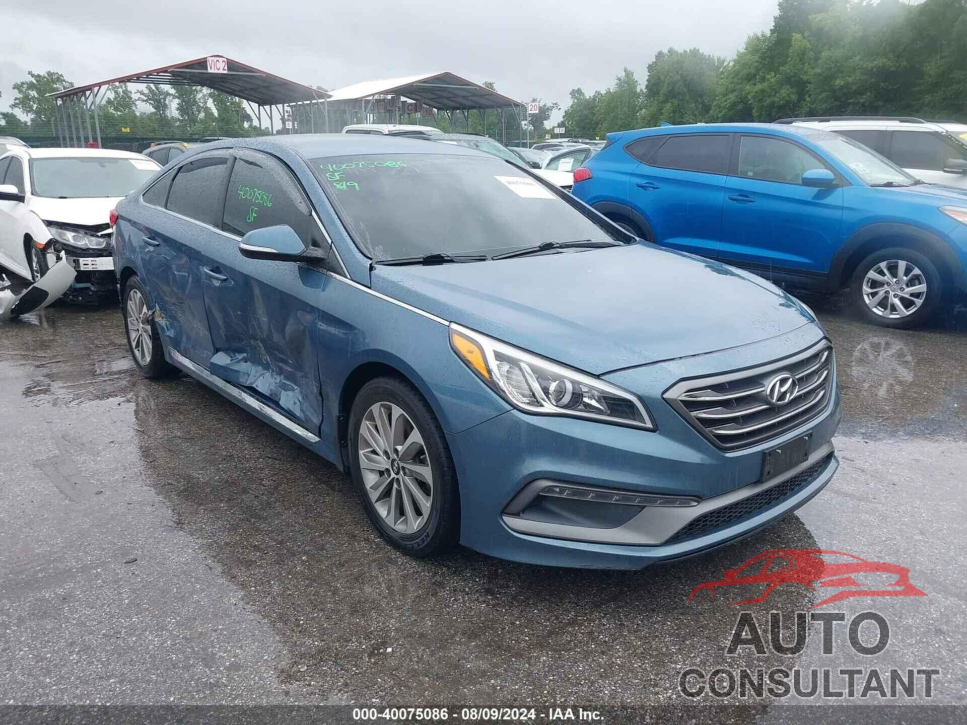 HYUNDAI SONATA 2017 - 5NPE34AF7HH580045