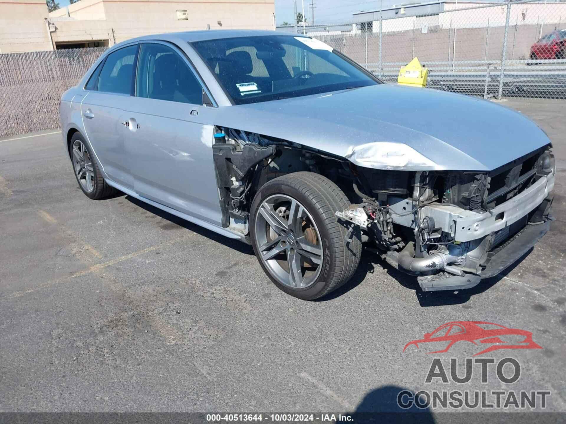 AUDI A4 2017 - WAUMNAF48HN037425