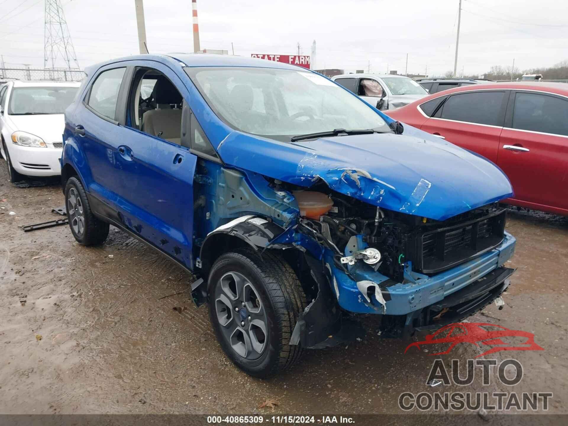FORD ECOSPORT 2022 - MAJ6S3FL6NC473565