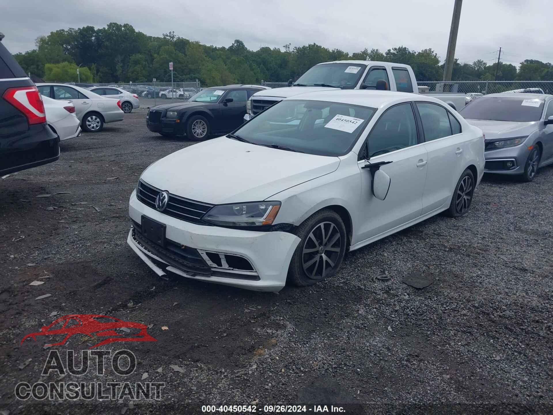 VOLKSWAGEN JETTA 2017 - 3VW2B7AJ6HM407958