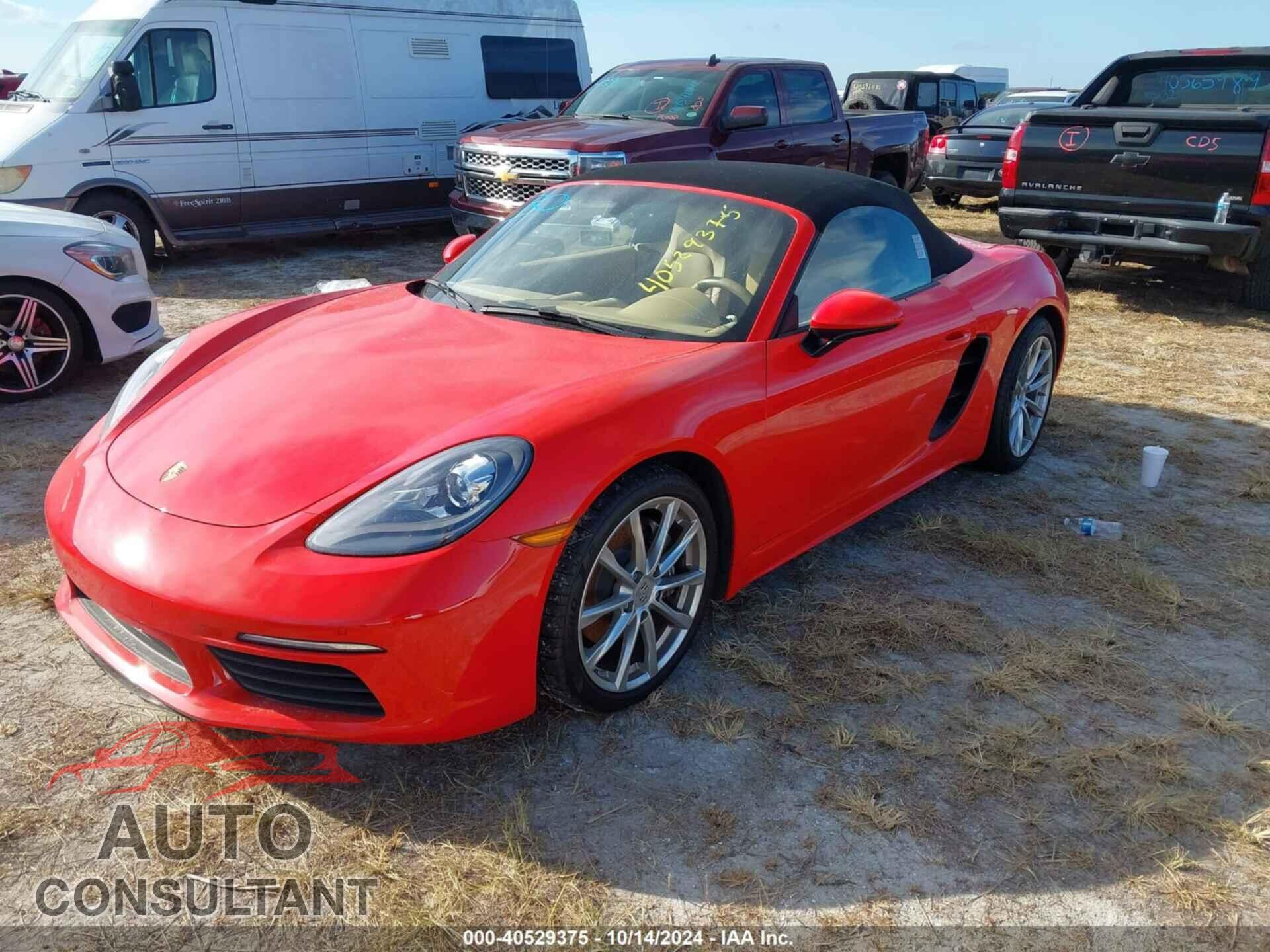 PORSCHE BOXSTER 2017 - WP0CA2A89HS220599