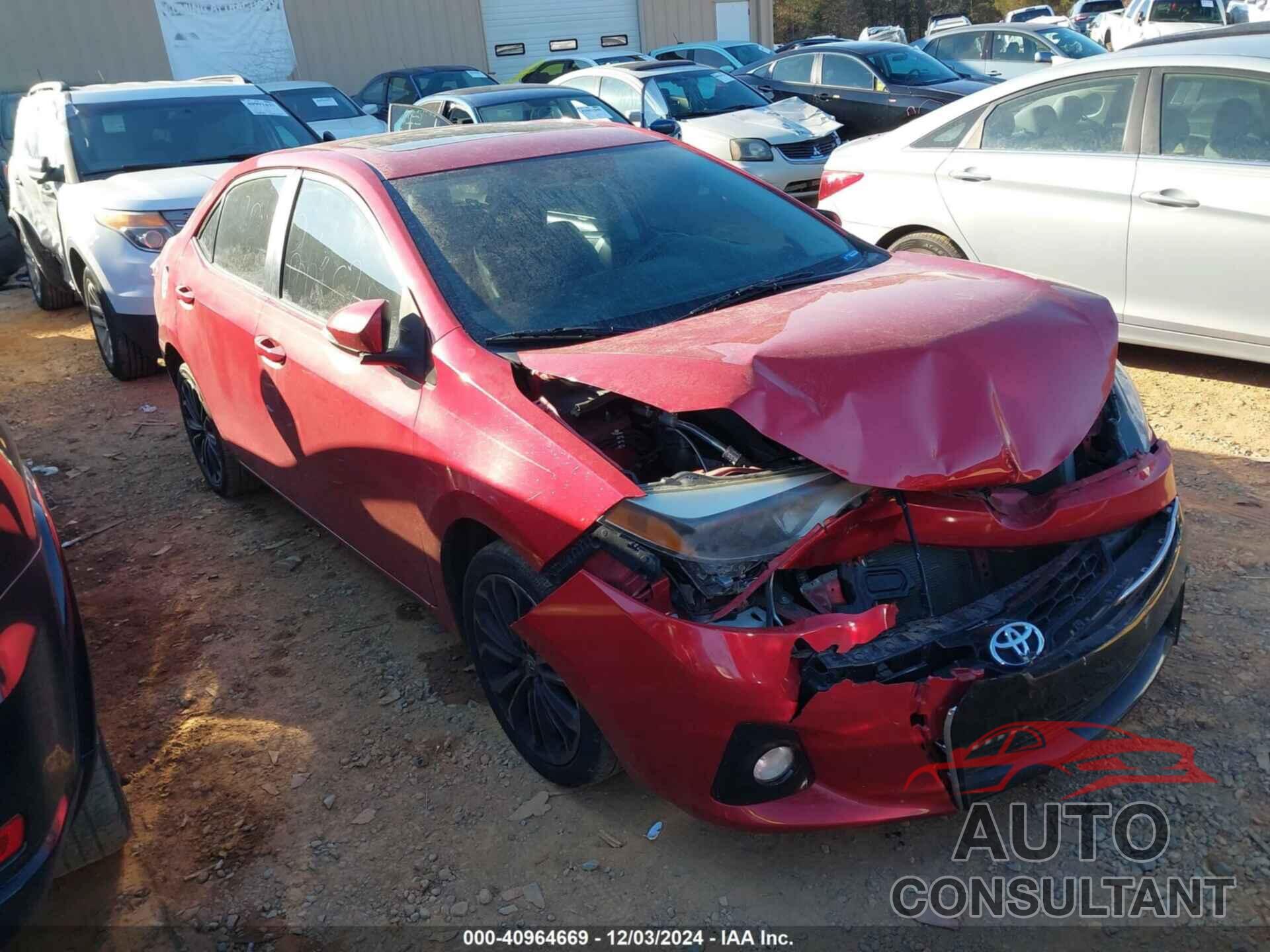 TOYOTA COROLLA 2016 - 2T1BURHE0GC680807