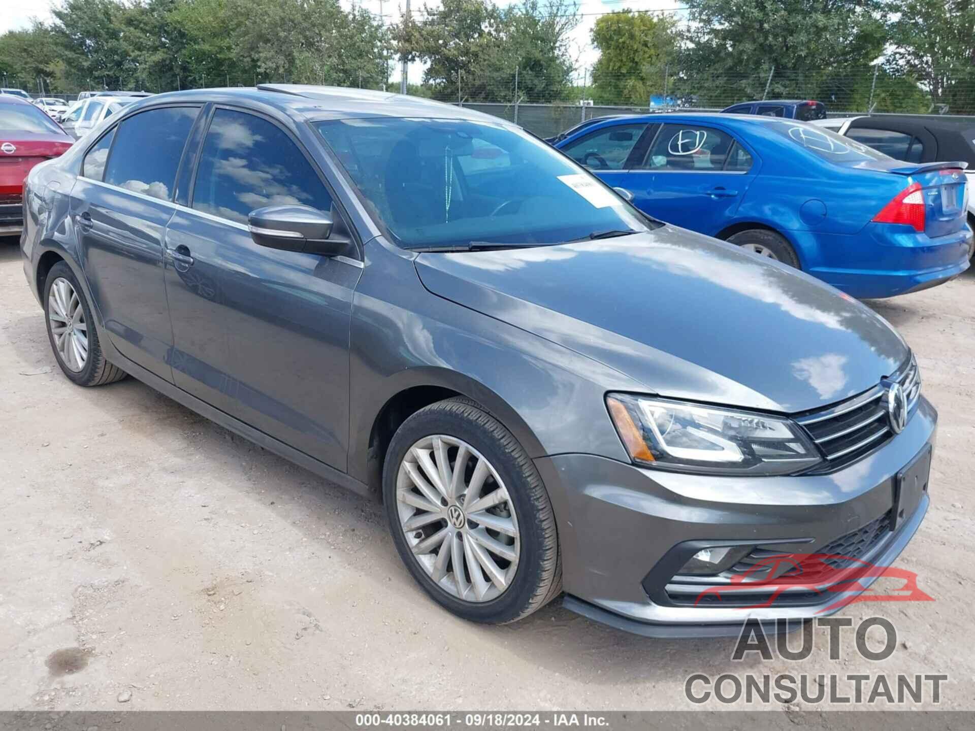 VOLKSWAGEN JETTA 2016 - 3VWL07AJ1GM391113