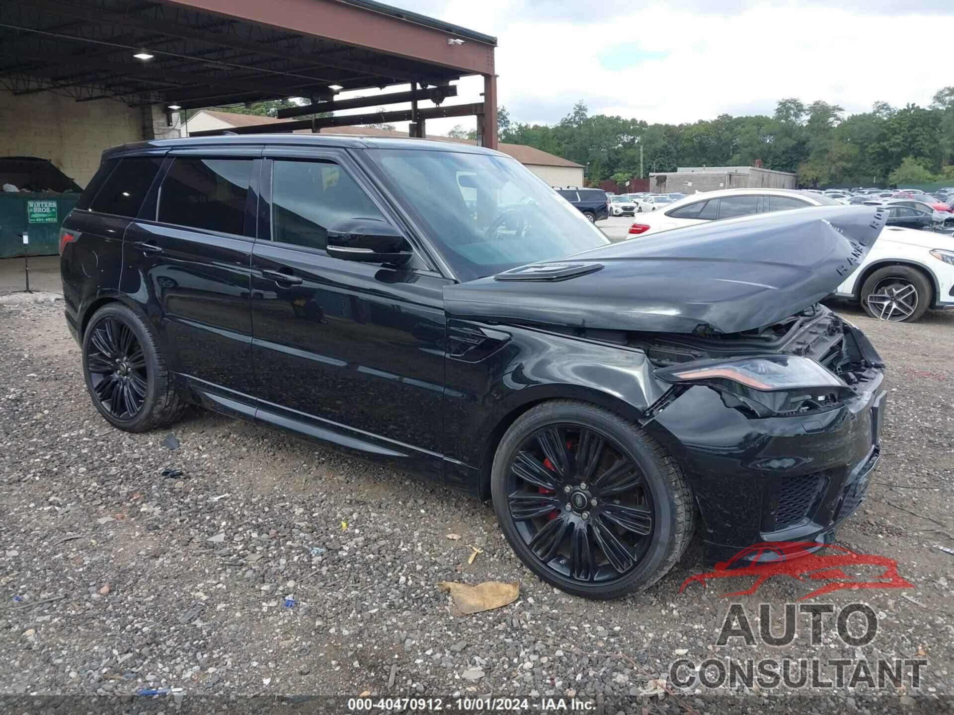 LAND ROVER RANGE ROVER SPORT 2019 - SALWR2RE1KA814593