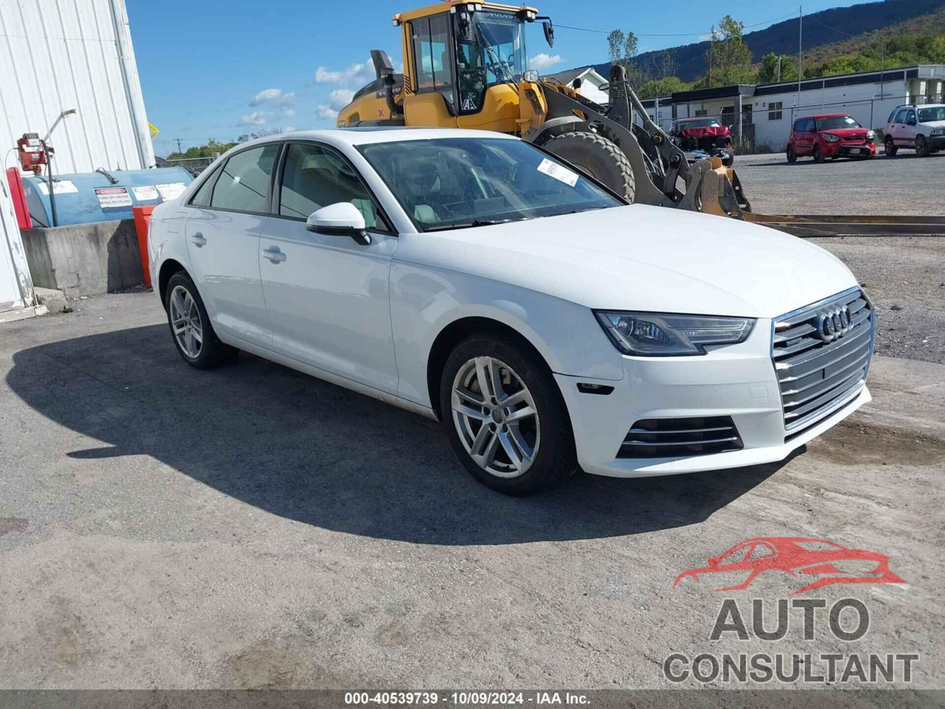 AUDI A4 2017 - WAUANAF44HN053916