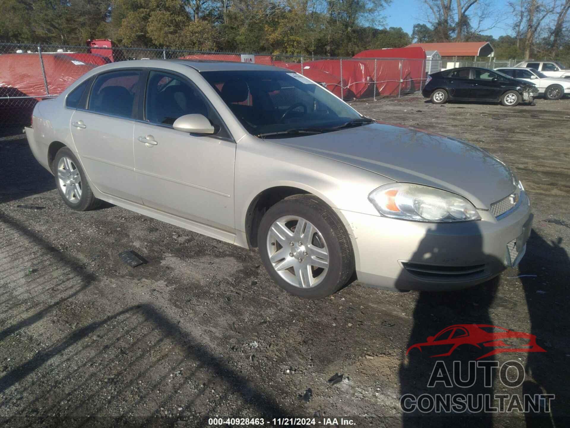 CHEVROLET IMPALA 2012 - 2G1WG5E38C1326586