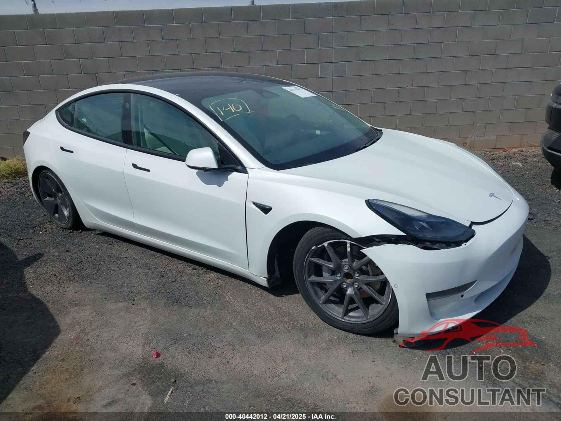TESLA MODEL 3 2021 - 5YJ3E1EA6MF048339