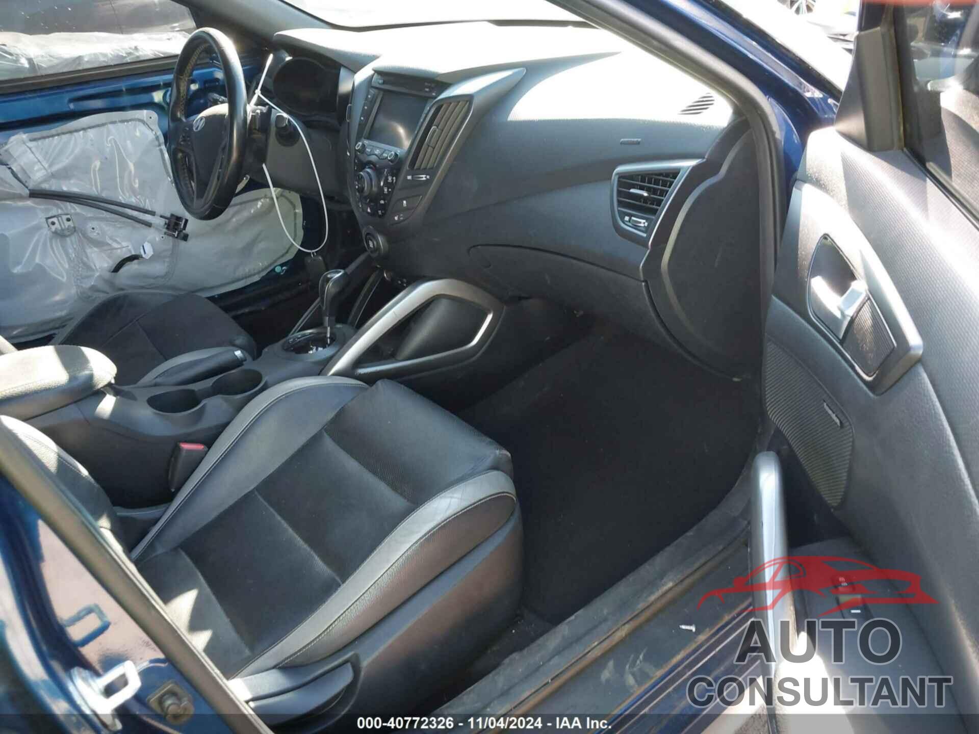 HYUNDAI VELOSTER 2016 - KMHTC6AE3GU291187