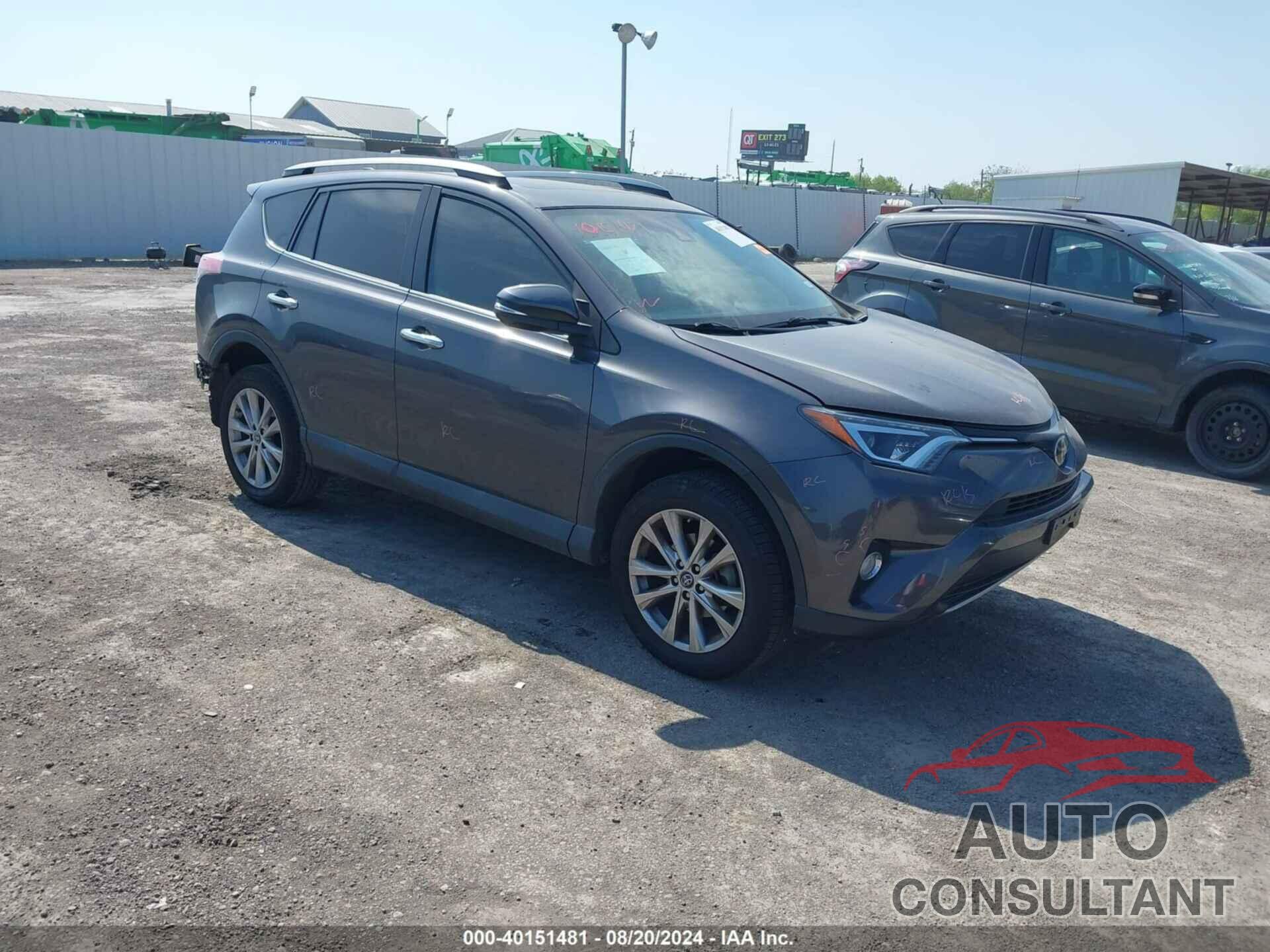 TOYOTA RAV4 2018 - 2T3YFREV4JW426829