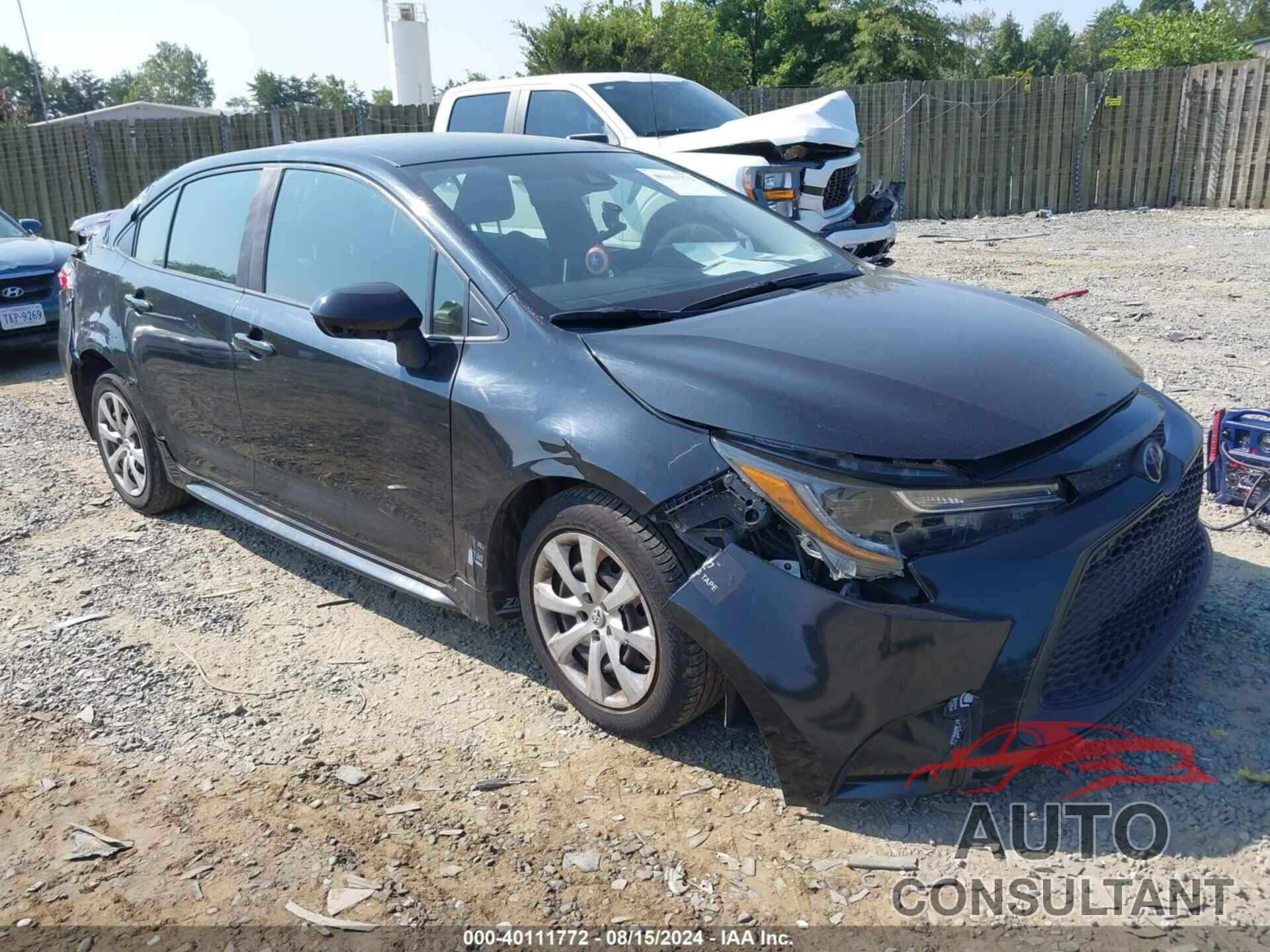 TOYOTA COROLLA 2020 - JTDEPRAE6LJ025001