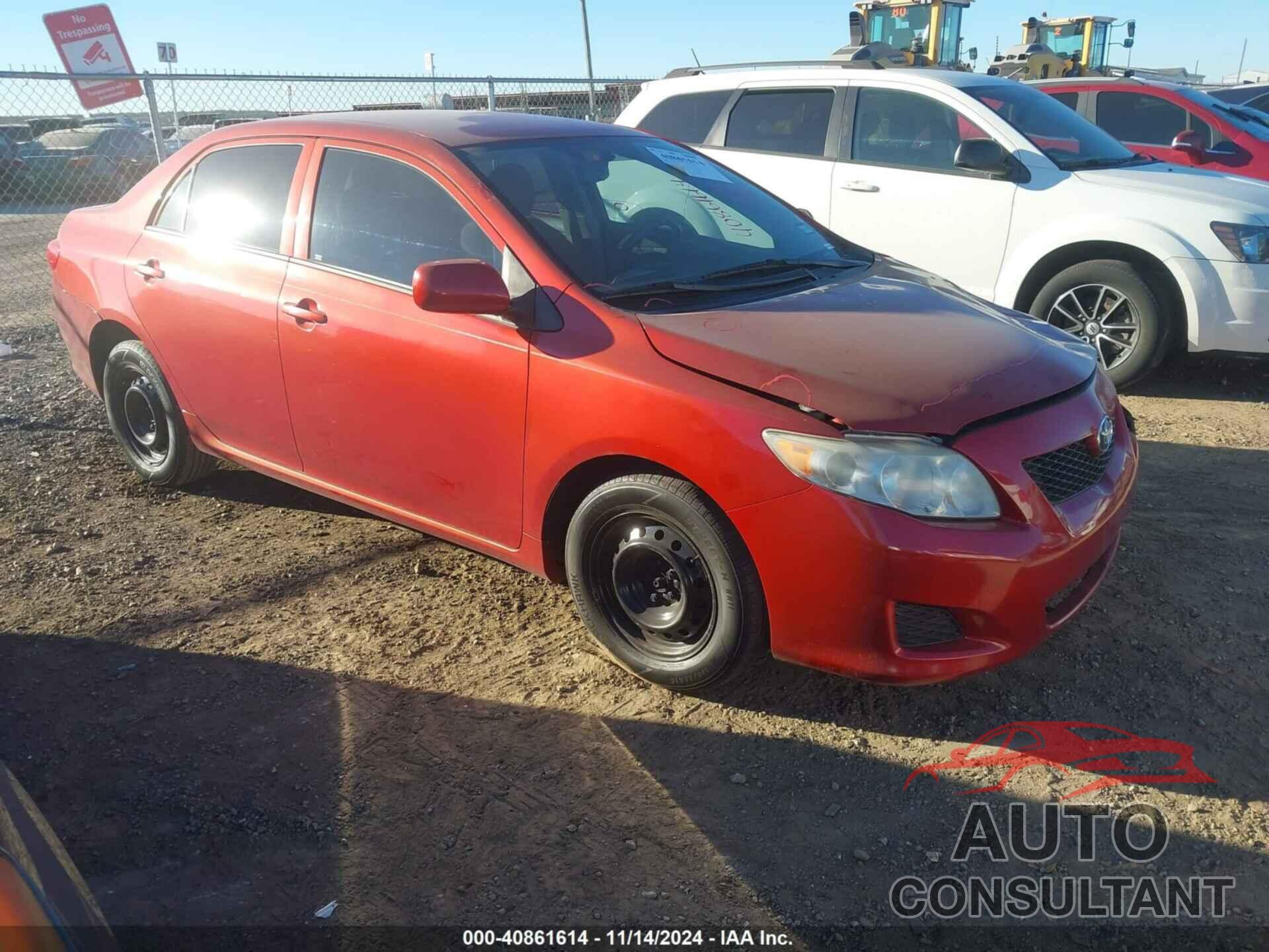TOYOTA COROLLA 2009 - JTDBL40E599043454