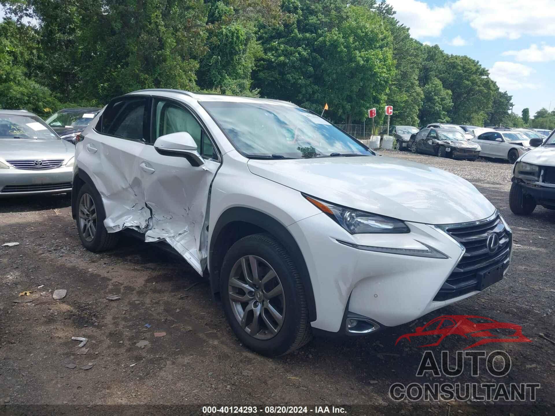 LEXUS NX 200T 2016 - JTJBARBZ0G2050950