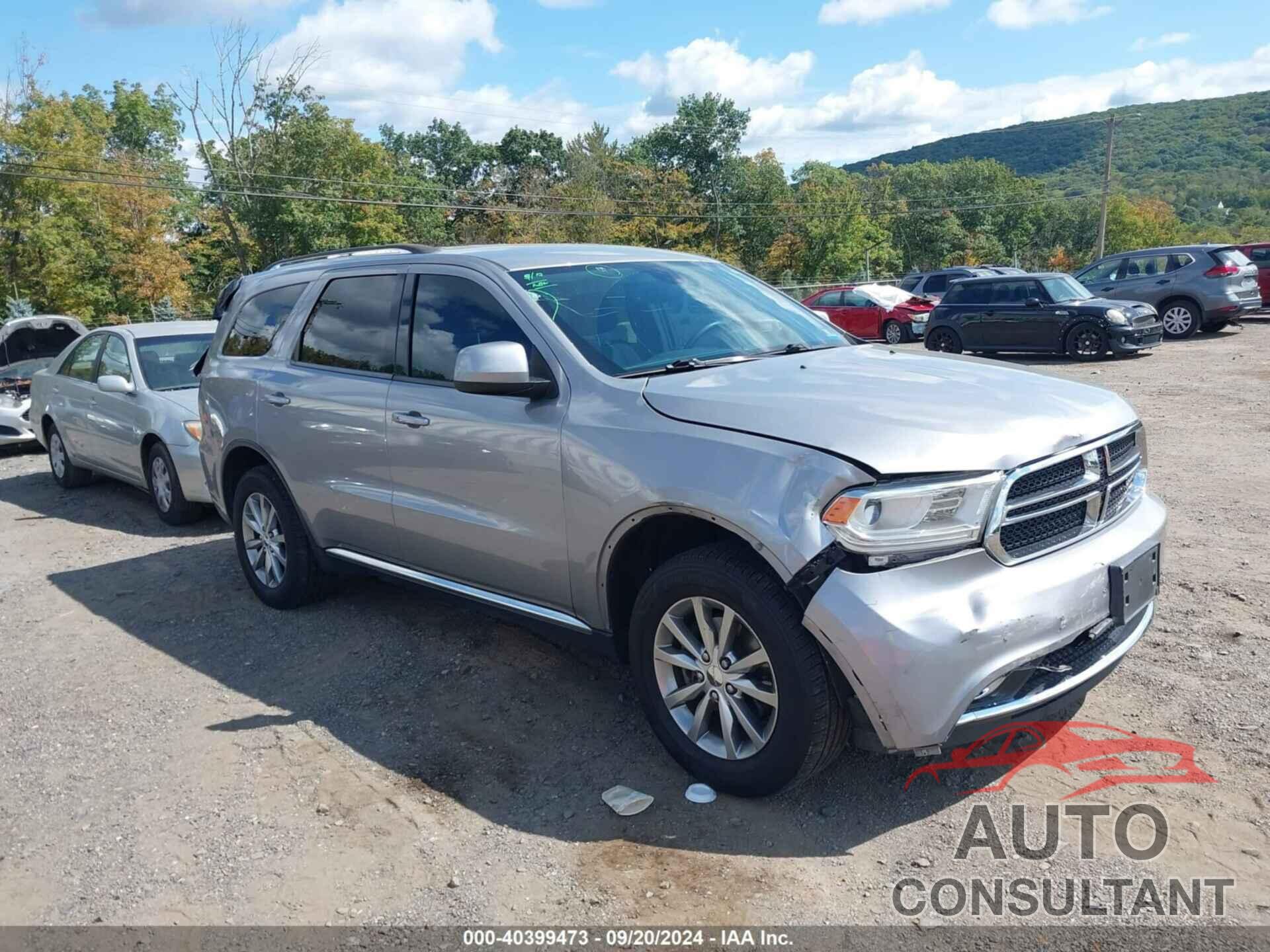 DODGE DURANGO 2017 - 1C4RDJAG4HC704029