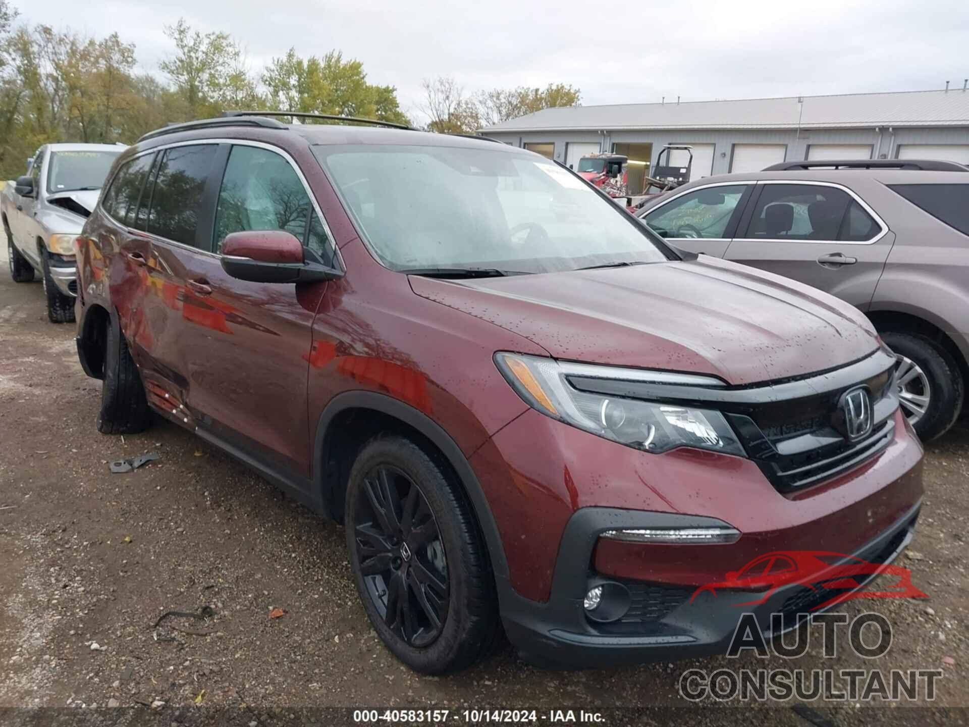 HONDA PILOT 2022 - 5FNYF6H2XNB100142