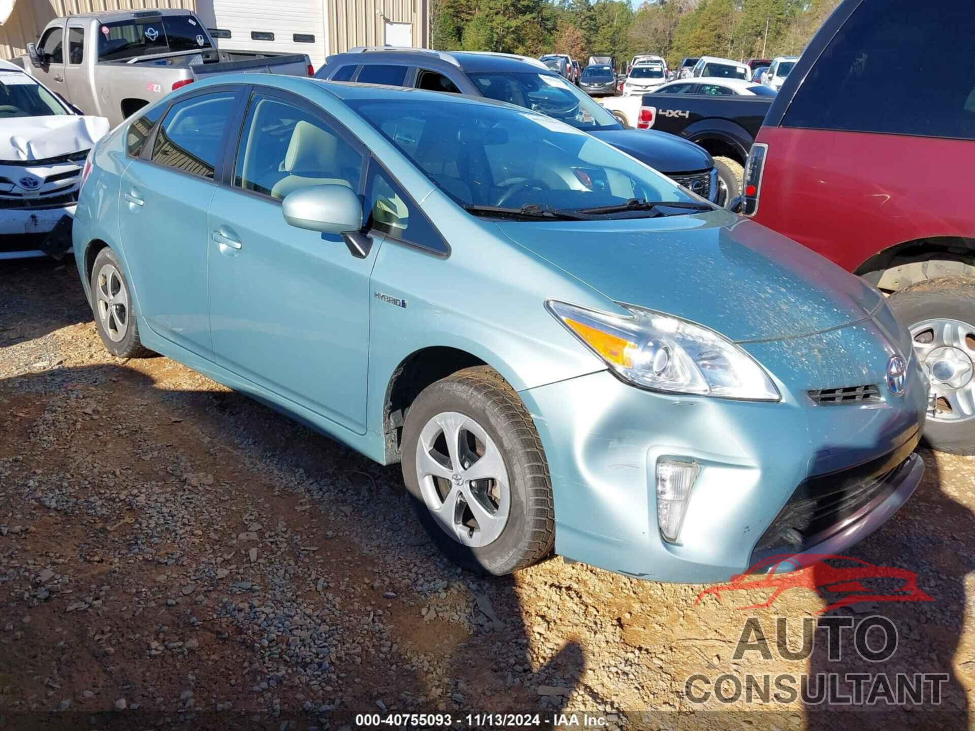 TOYOTA PRIUS 2012 - JTDKN3DU9C1559621