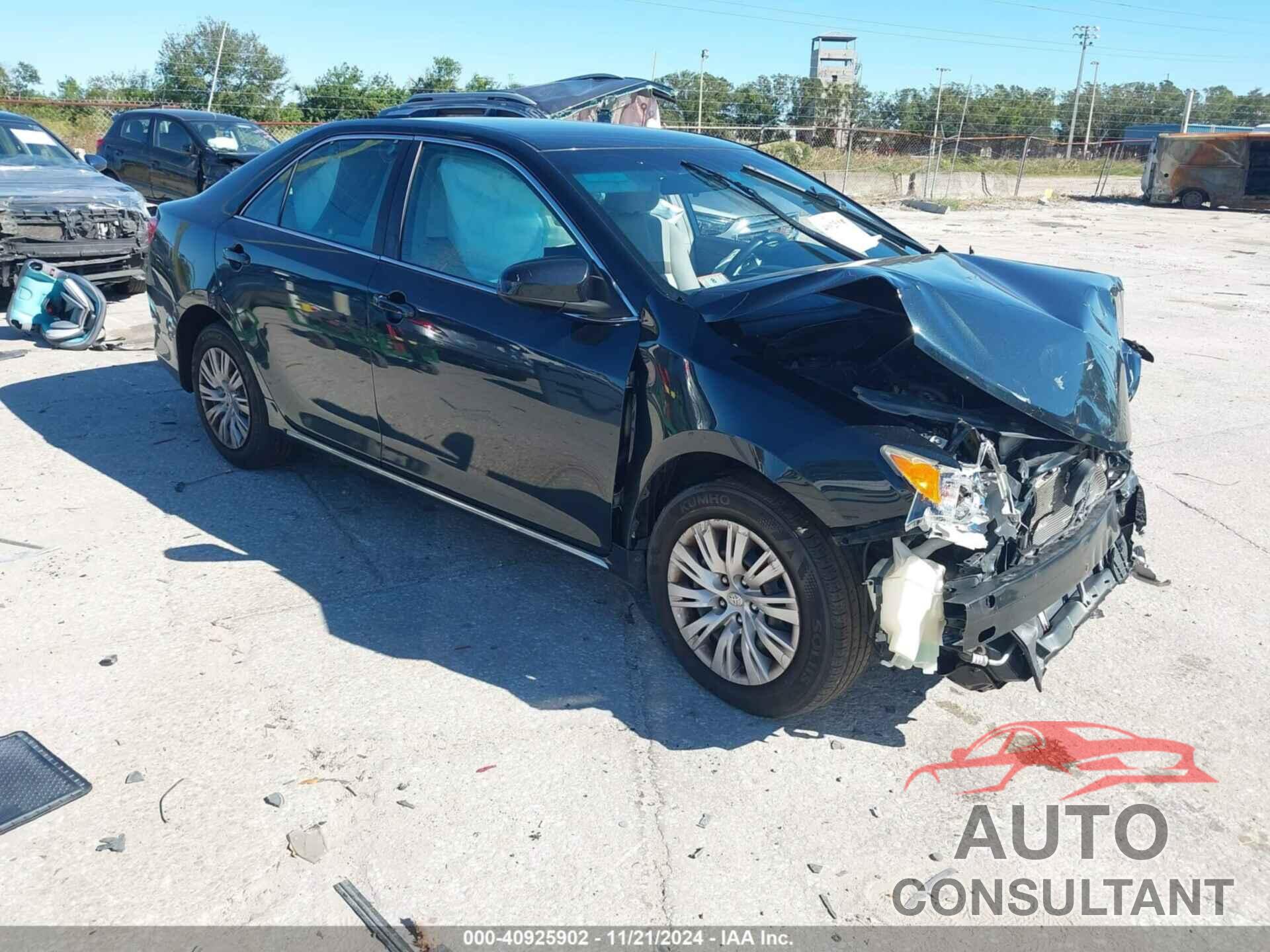 TOYOTA CAMRY 2012 - 4T4BF1FK4CR273351