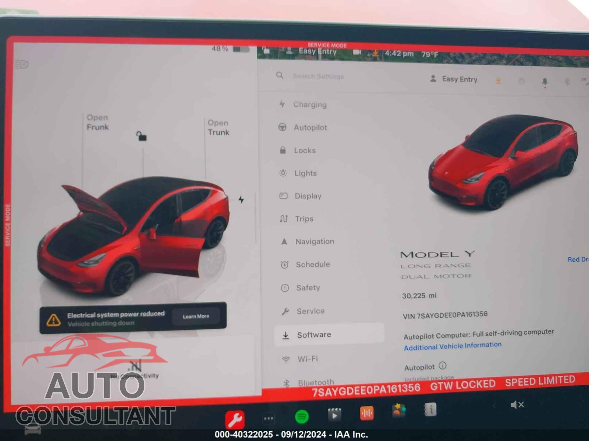 TESLA MODEL Y 2023 - 7SAYGDEE0PA161356