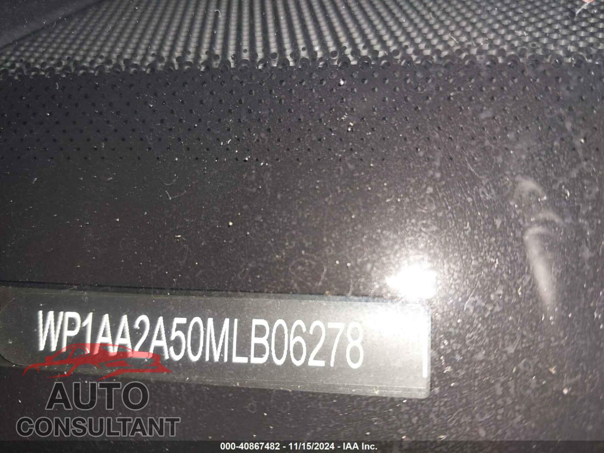 PORSCHE MACAN 2021 - WP1AA2A50MLB06278