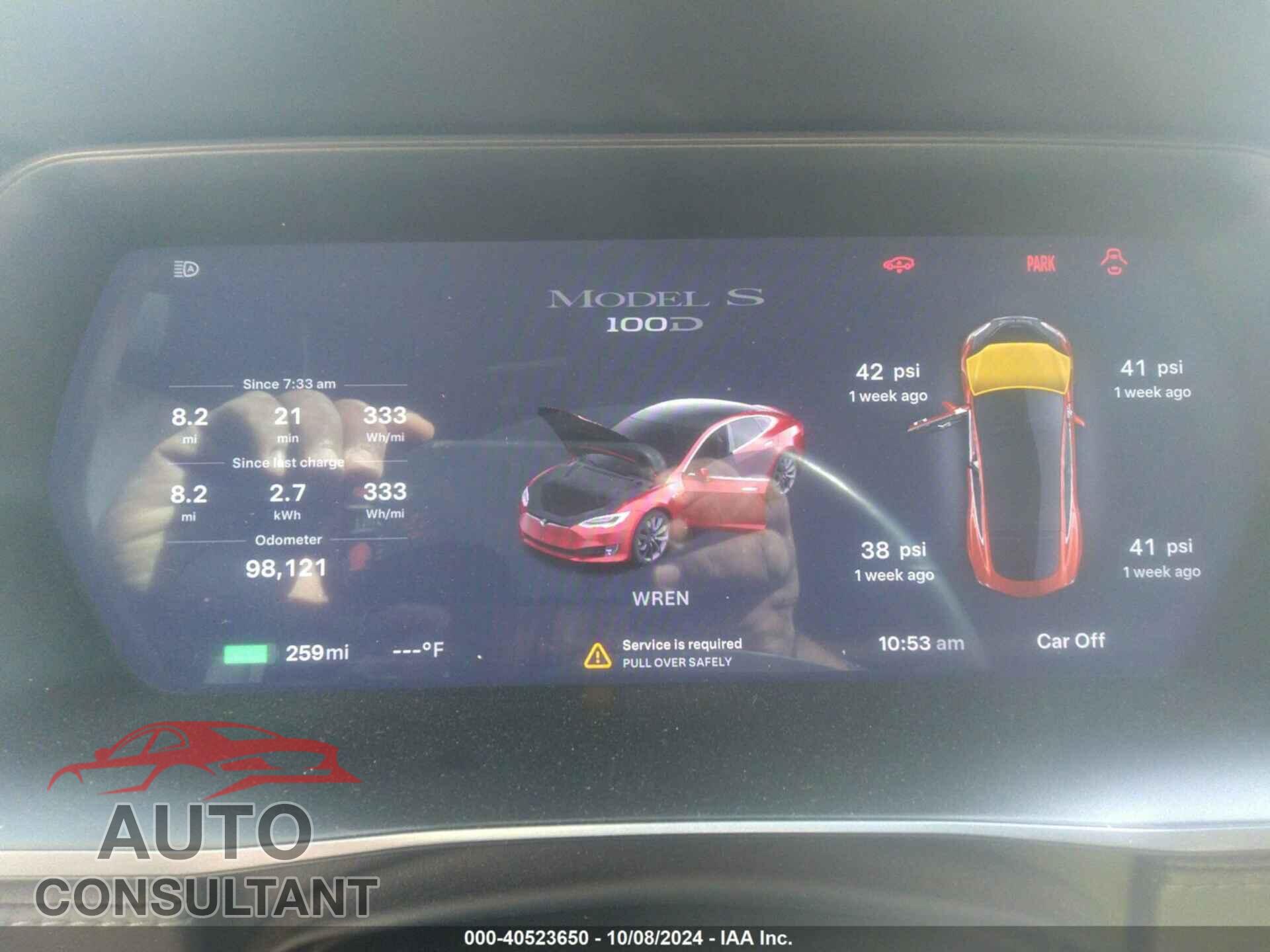 TESLA MODEL S 2019 - 5YJSA1E22KF309088