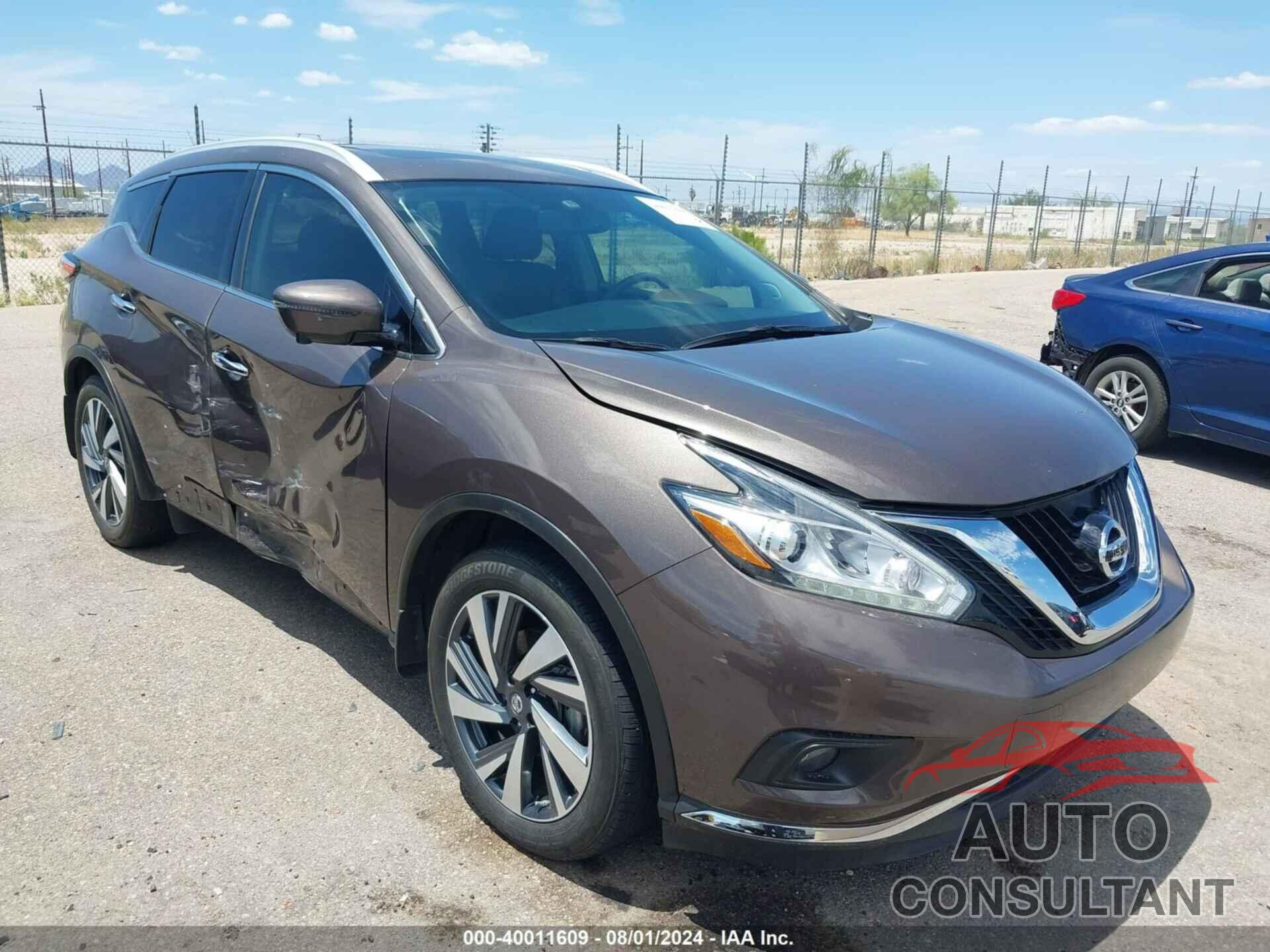 NISSAN MURANO 2018 - 5N1AZ2MG9JN120943