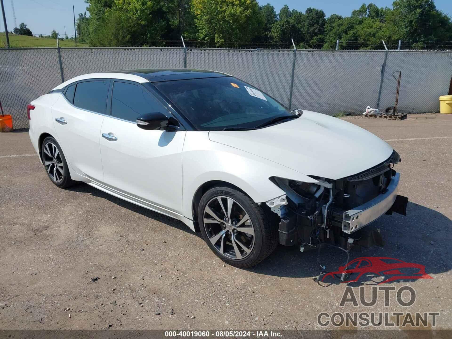 NISSAN MAXIMA 2018 - 1N4AA6AP5JC399302