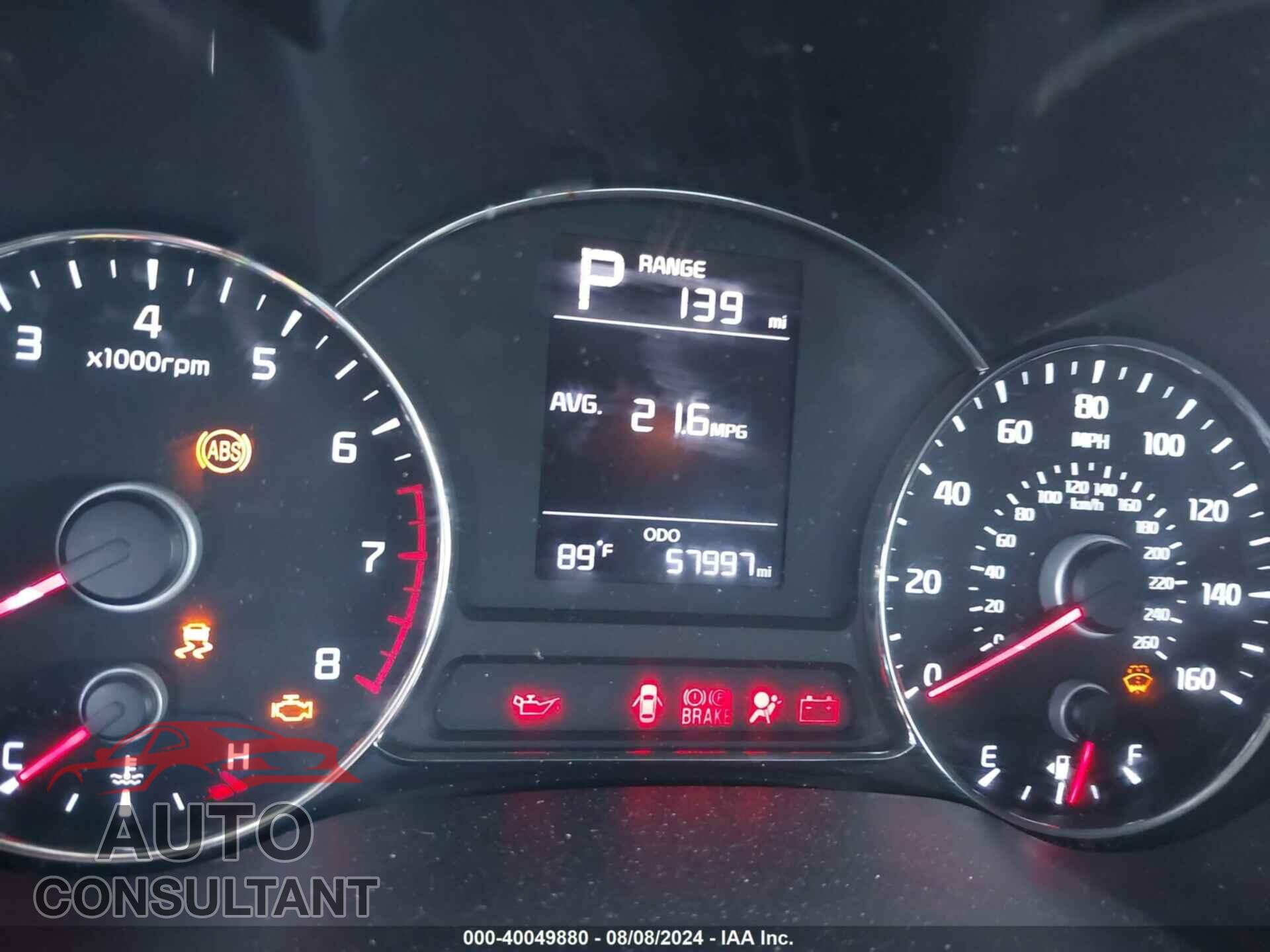 KIA FORTE 2017 - 3KPFK4A73HE077794