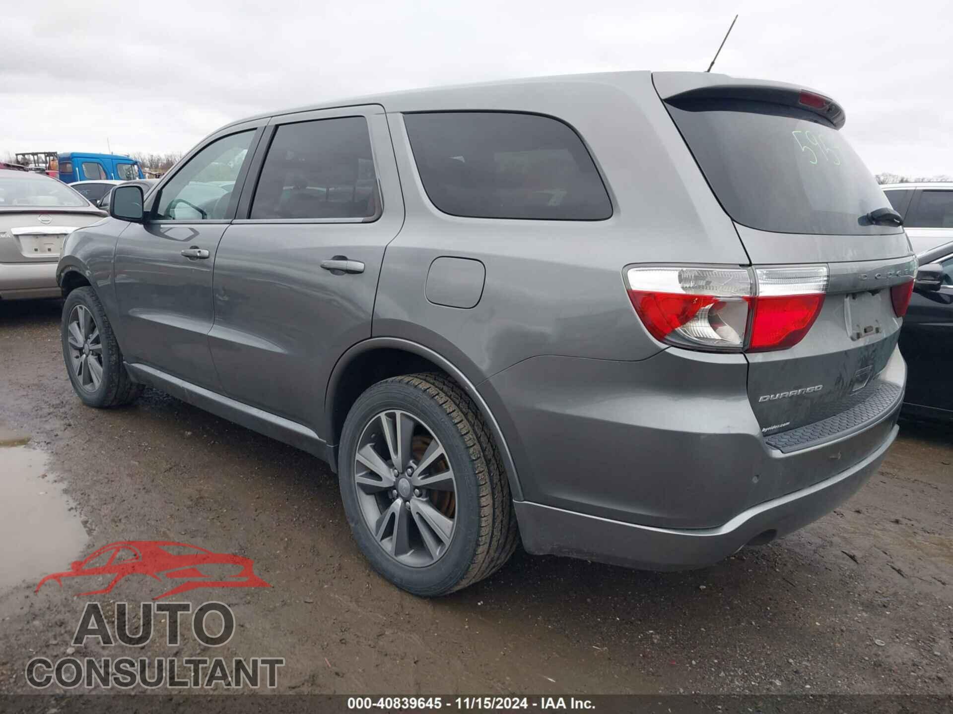 DODGE DURANGO 2013 - 1C4RDHAG0DC575063
