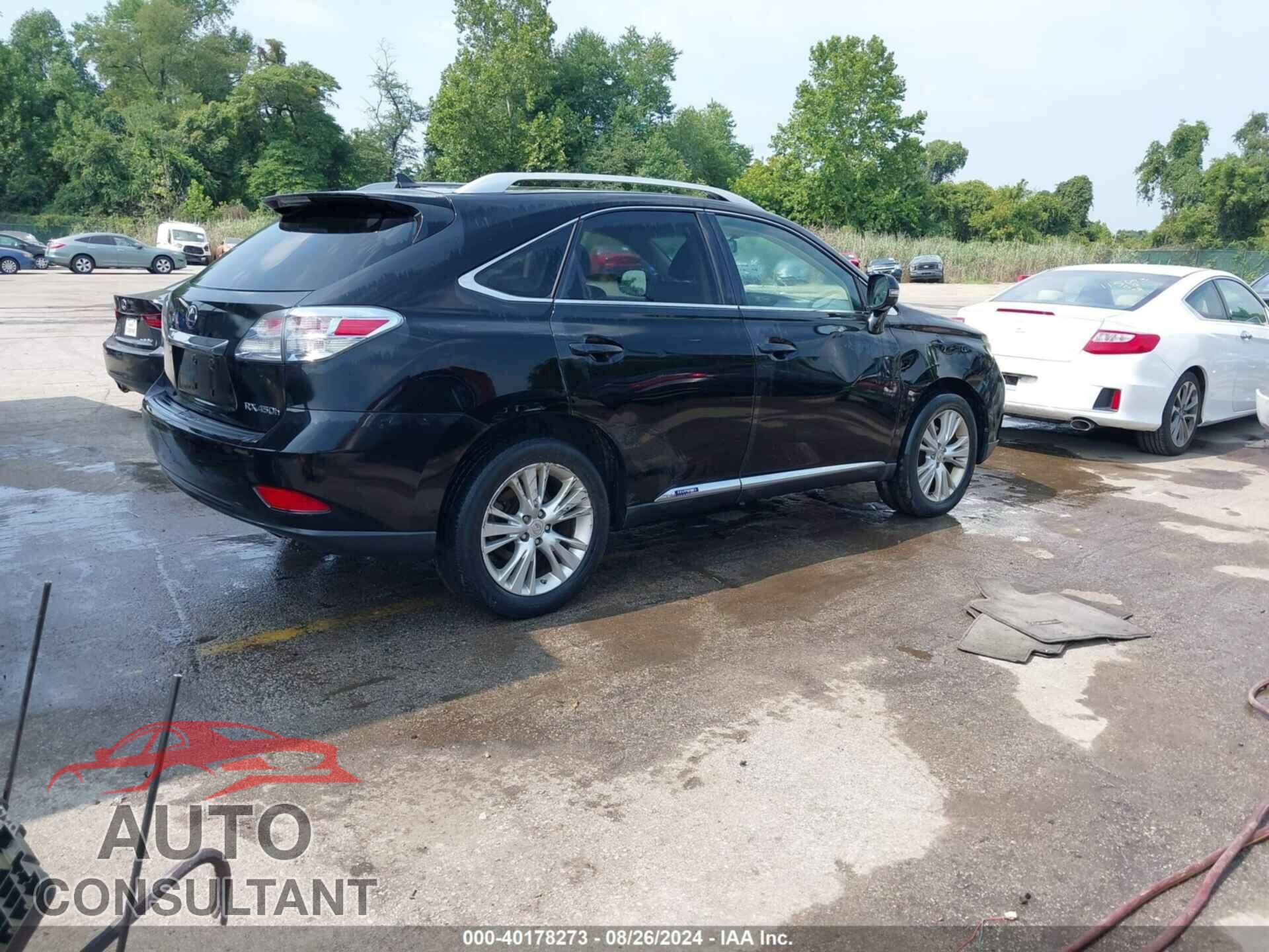 LEXUS RX 450H 2011 - JTJBC1BA6B2417543
