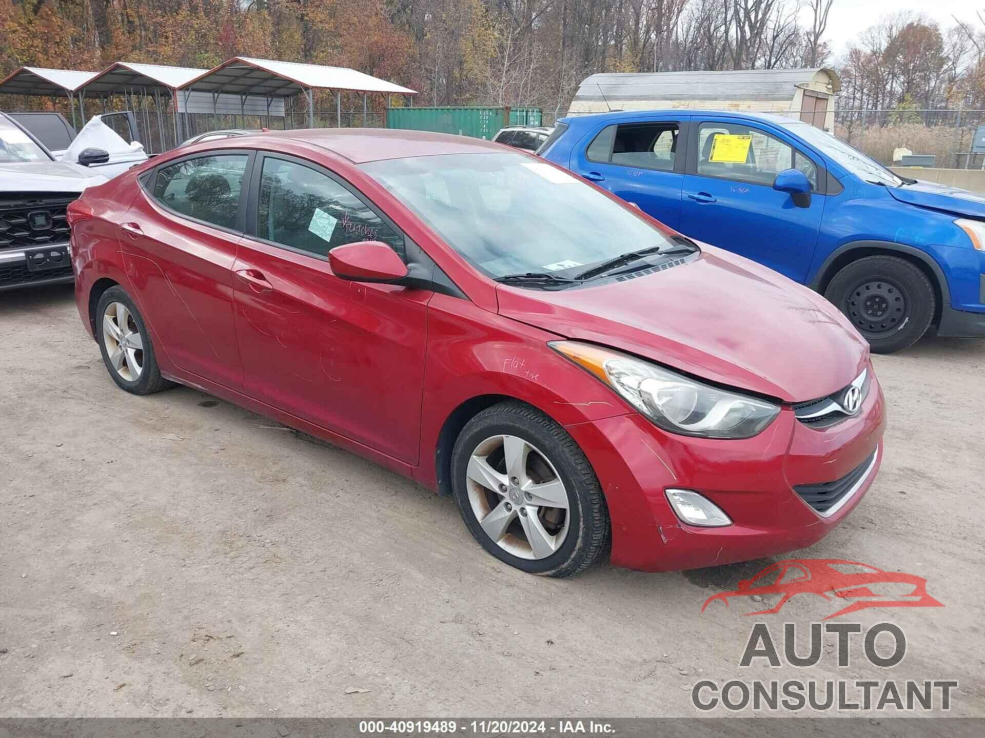 HYUNDAI ELANTRA 2013 - 5NPDH4AE6DH434458