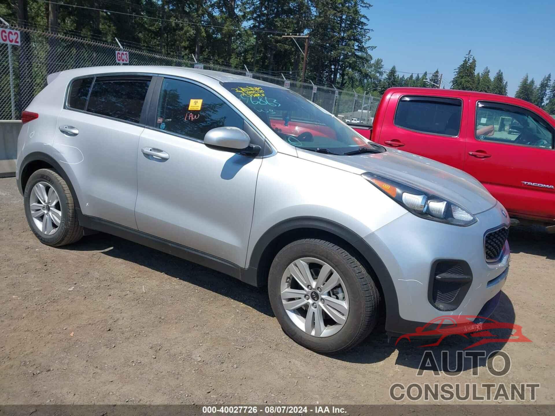 KIA SPORTAGE 2018 - KNDPM3AC6J7398692