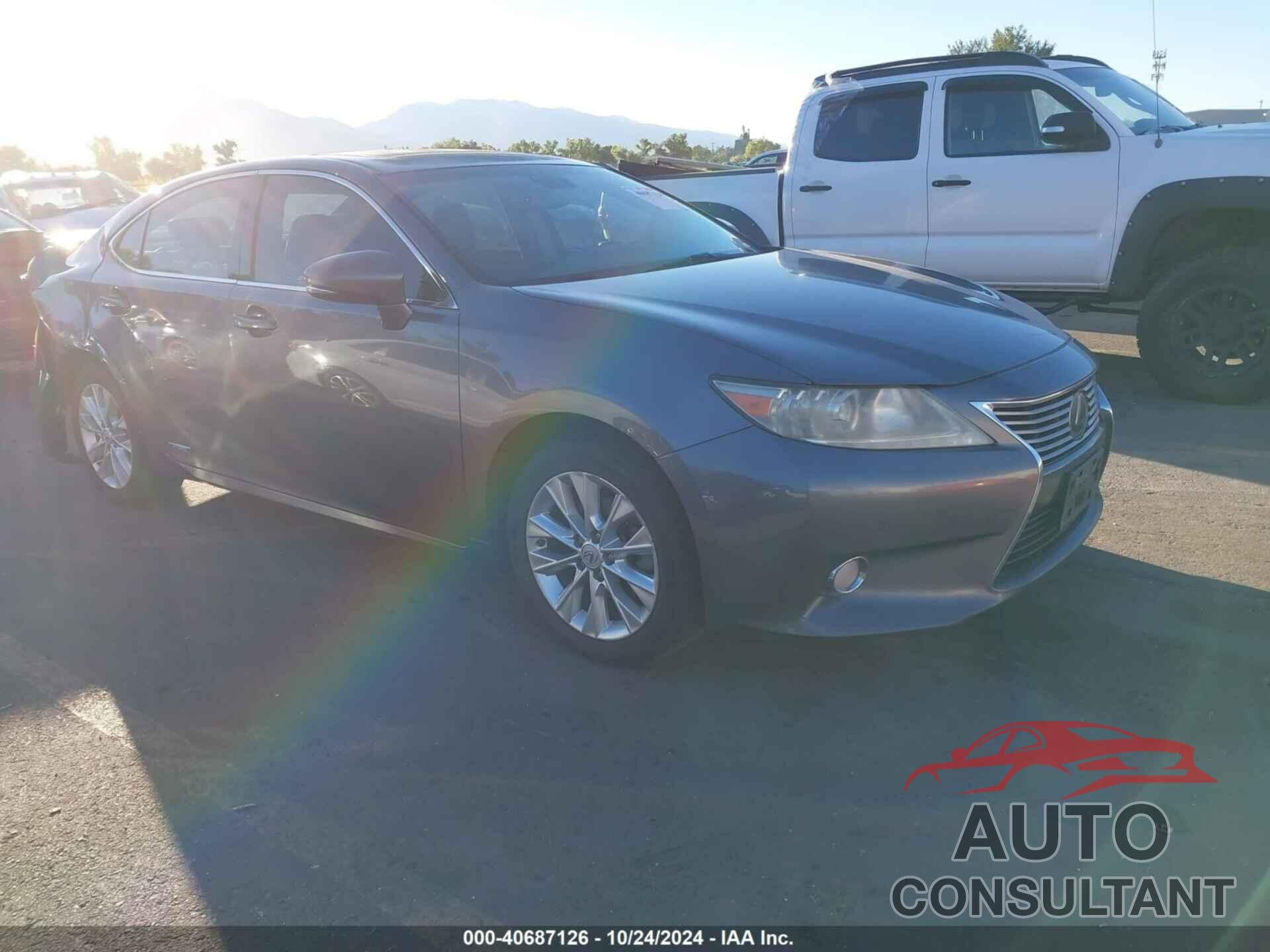 LEXUS ES 300H 2013 - JTHBW1GGXD2013119