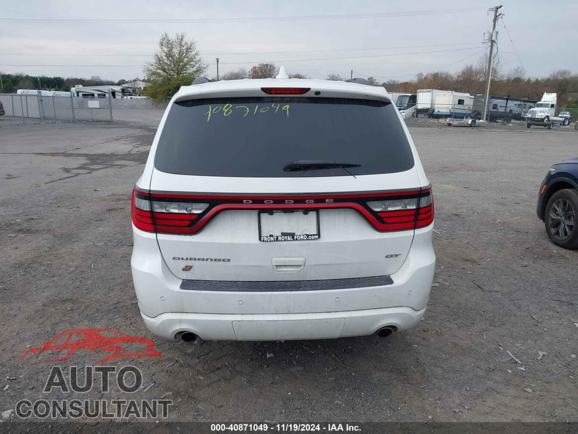 DODGE DURANGO 2018 - 1C4RDJDG7JC302569