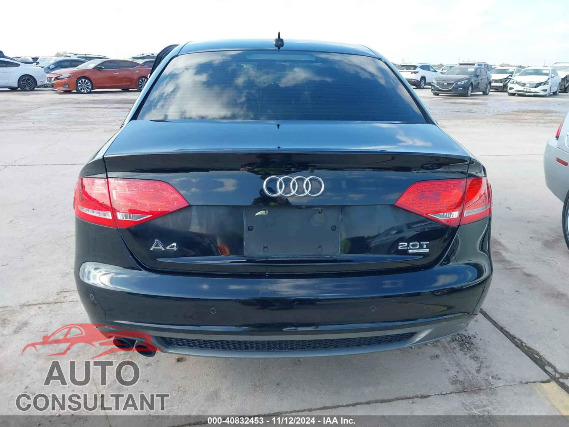 AUDI A4 2012 - WAUFFAFL4CA115342