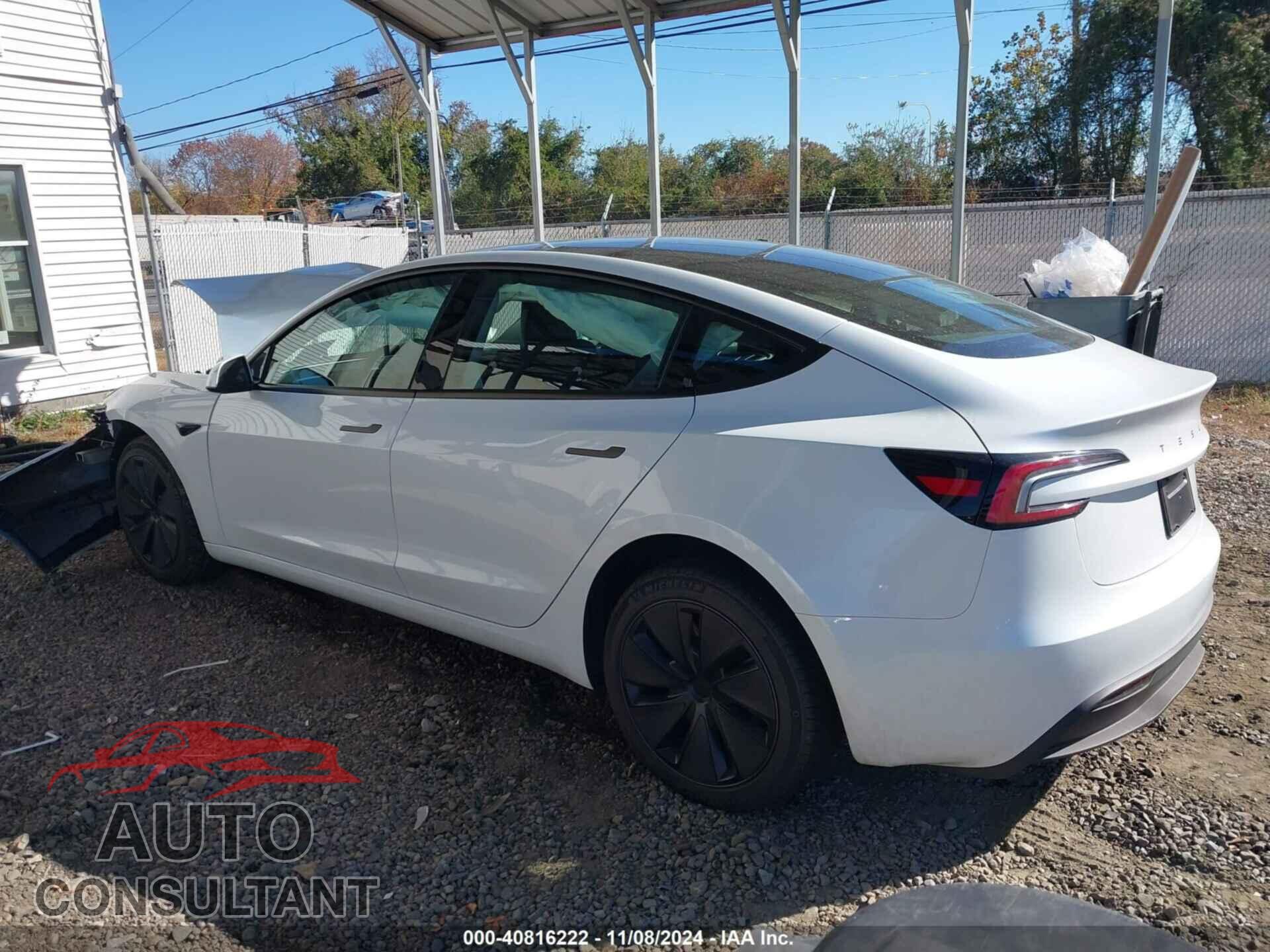 TESLA MODEL 3 2024 - 5YJ3E1EA6RF842734