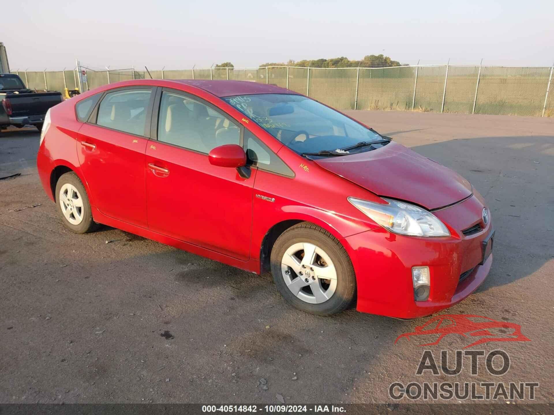 TOYOTA PRIUS 2010 - JTDKN3DU6A5065836