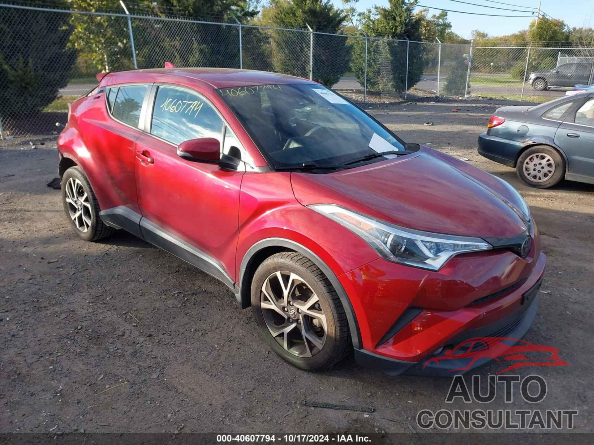 TOYOTA C-HR 2018 - NMTKHMBX8JR058969