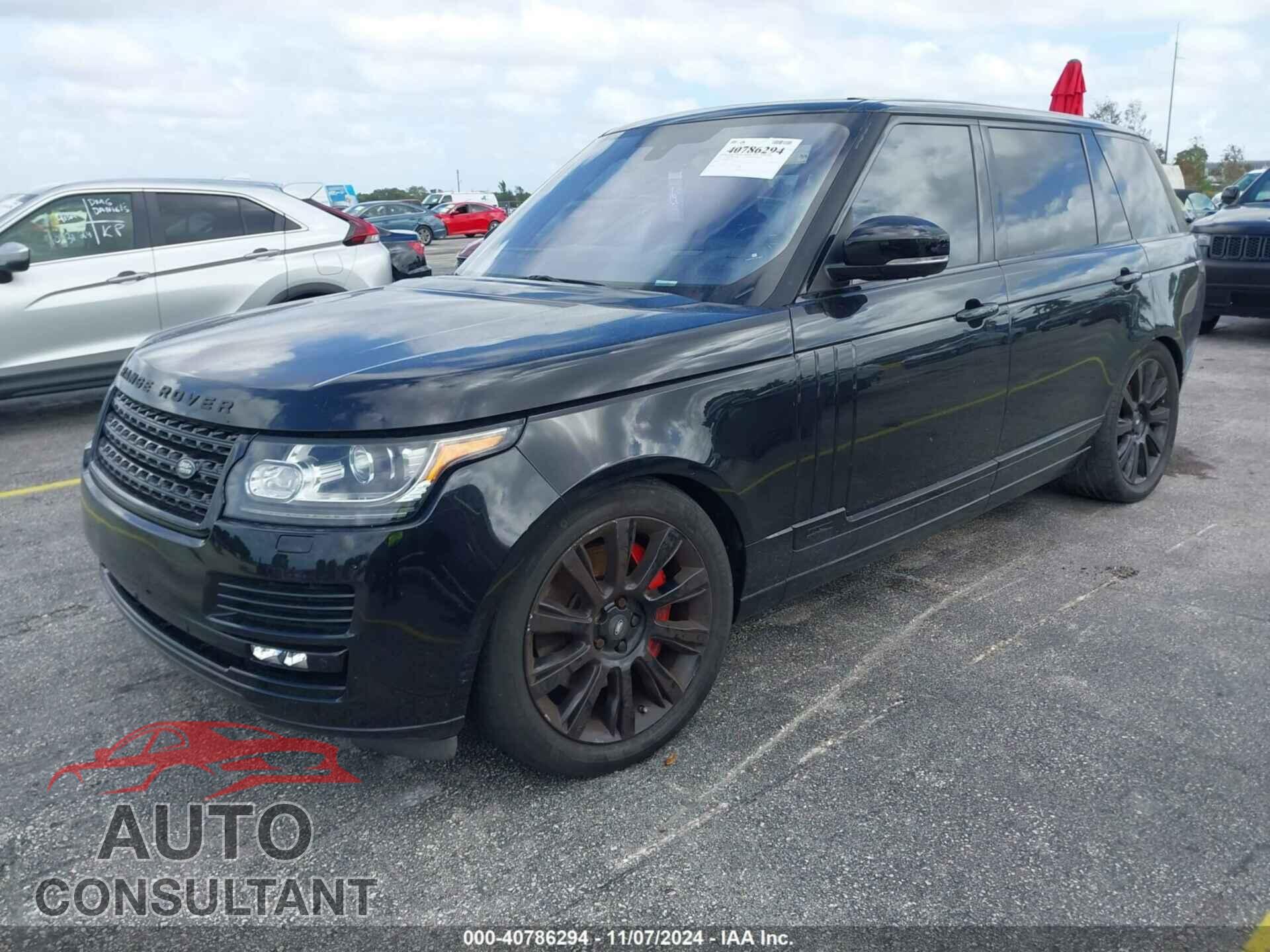 LAND ROVER RANGE ROVER 2016 - SALGS3EF8GA273532
