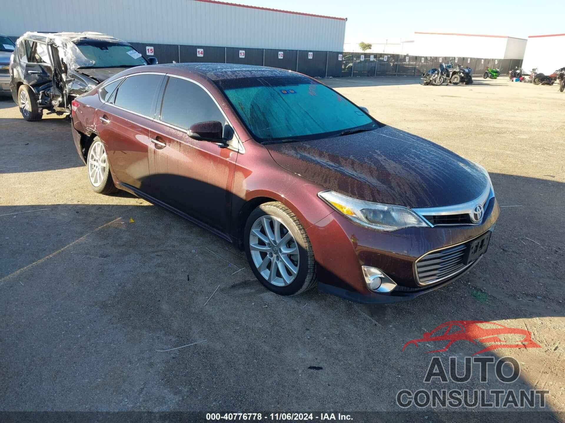 TOYOTA AVALON 2013 - 4T1BK1EB2DU068426