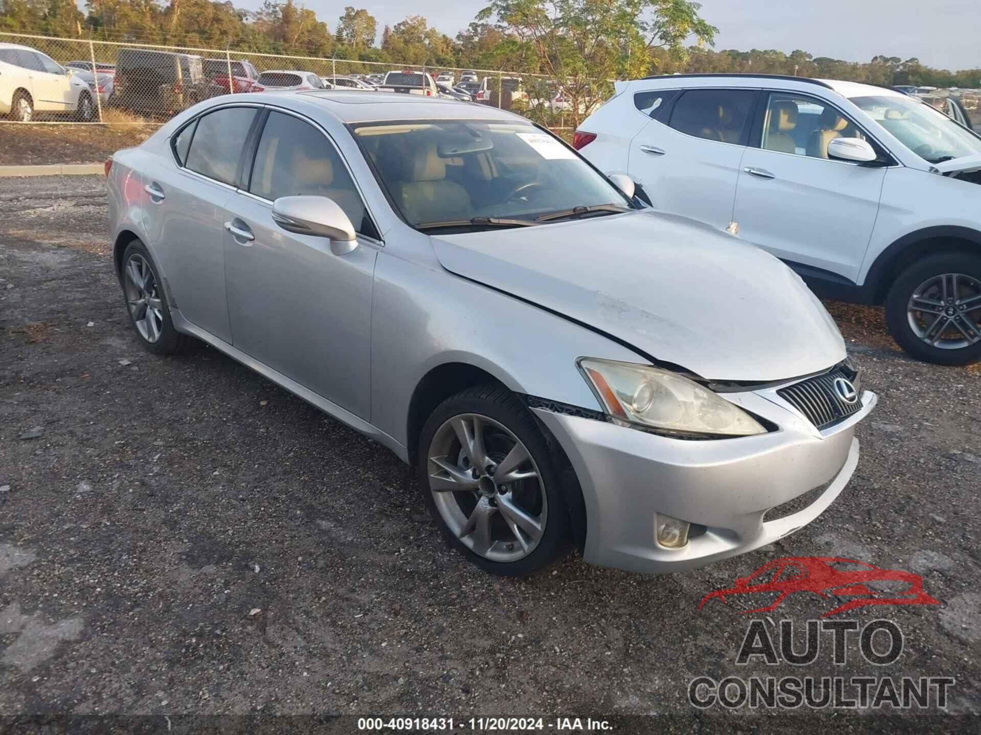 LEXUS IS 250 2009 - JTHBK262892092756