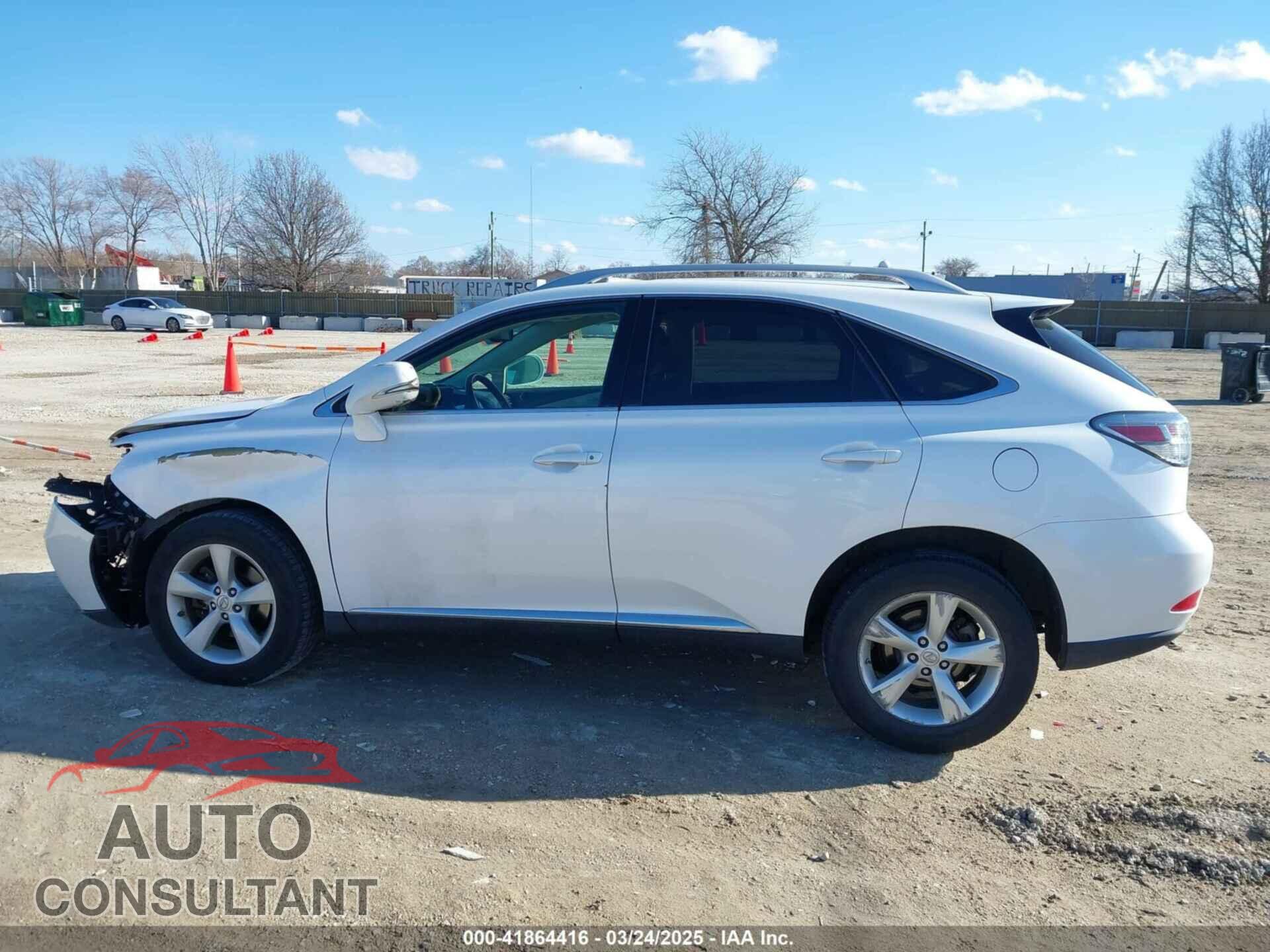 LEXUS RX 350 2011 - 2T2BK1BA7BC083140