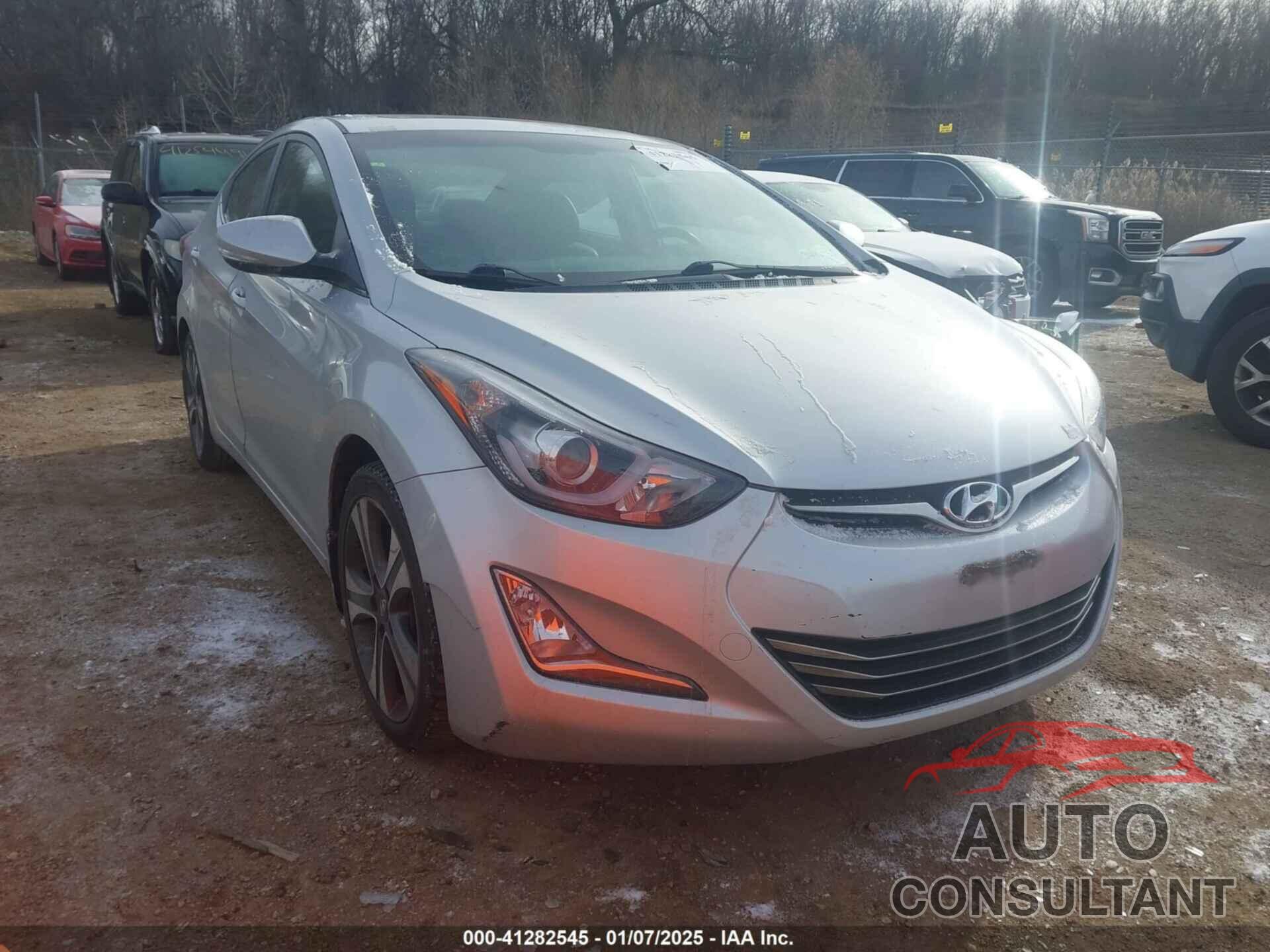 HYUNDAI ELANTRA 2015 - KMHDH4AH4FU342635