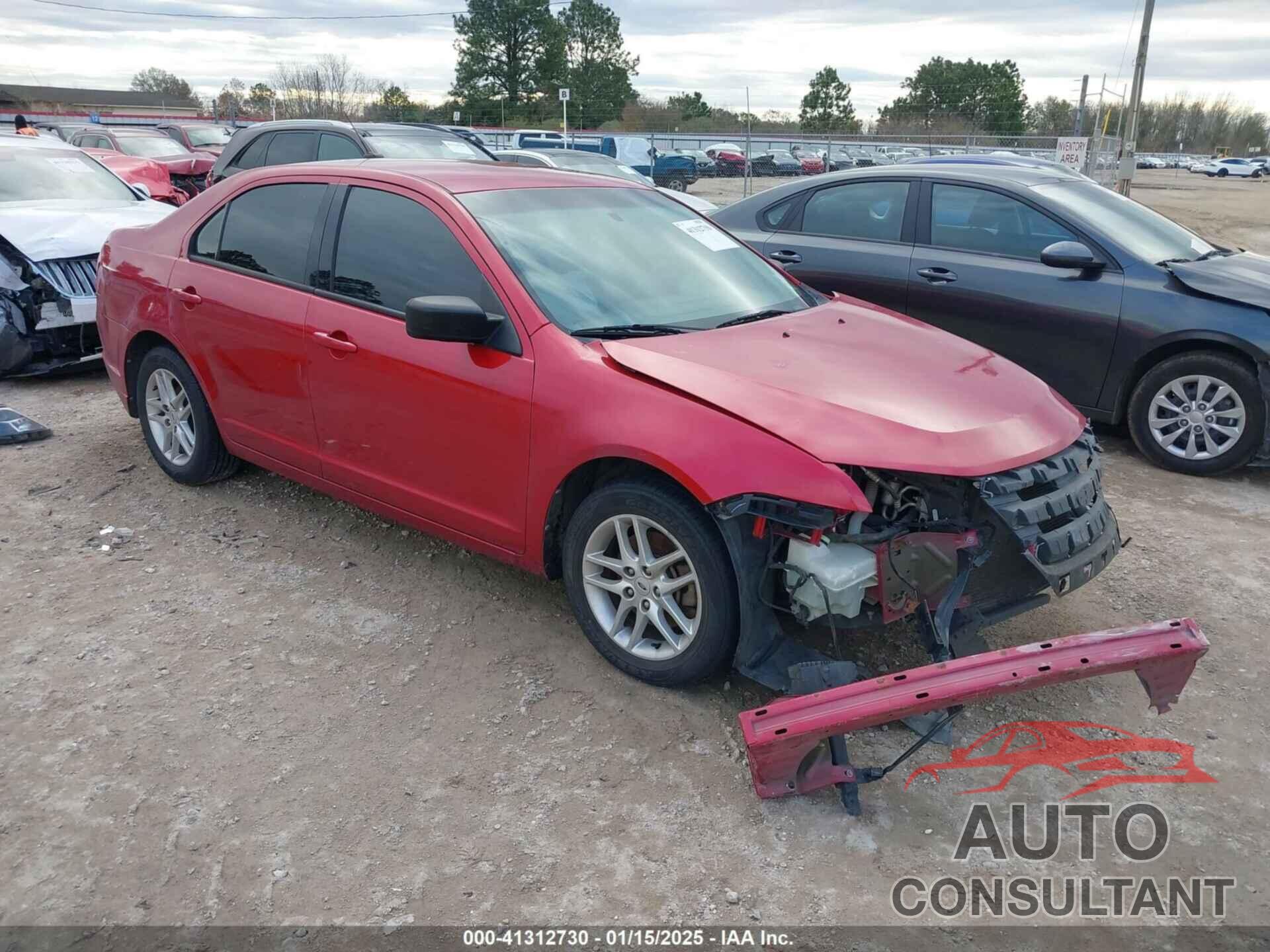 FORD FUSION 2012 - 3FAHP0GA8CR350807