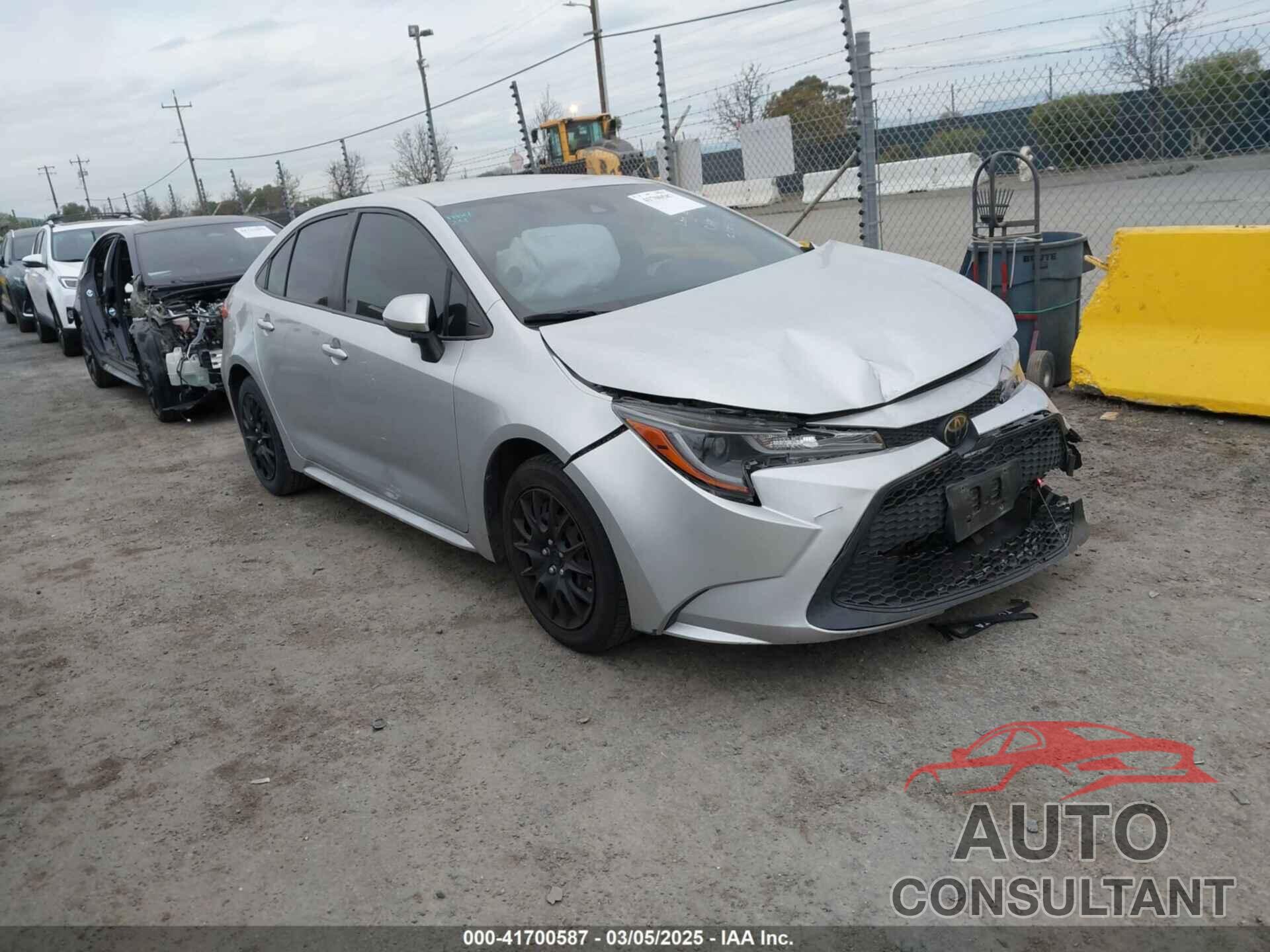TOYOTA COROLLA 2020 - JTDEPRAE0LJ028119