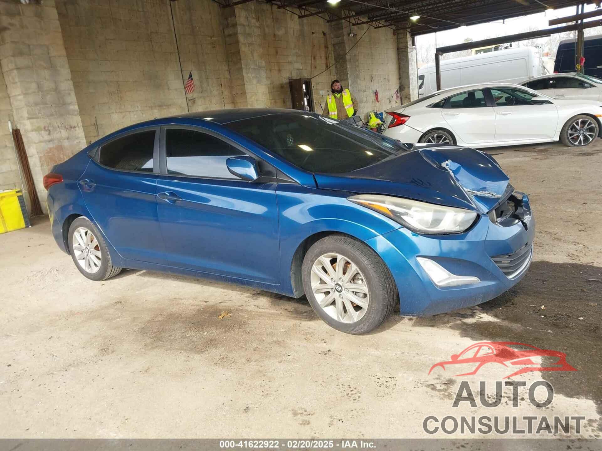 HYUNDAI ELANTRA 2014 - KMHDH4AE3EU118373